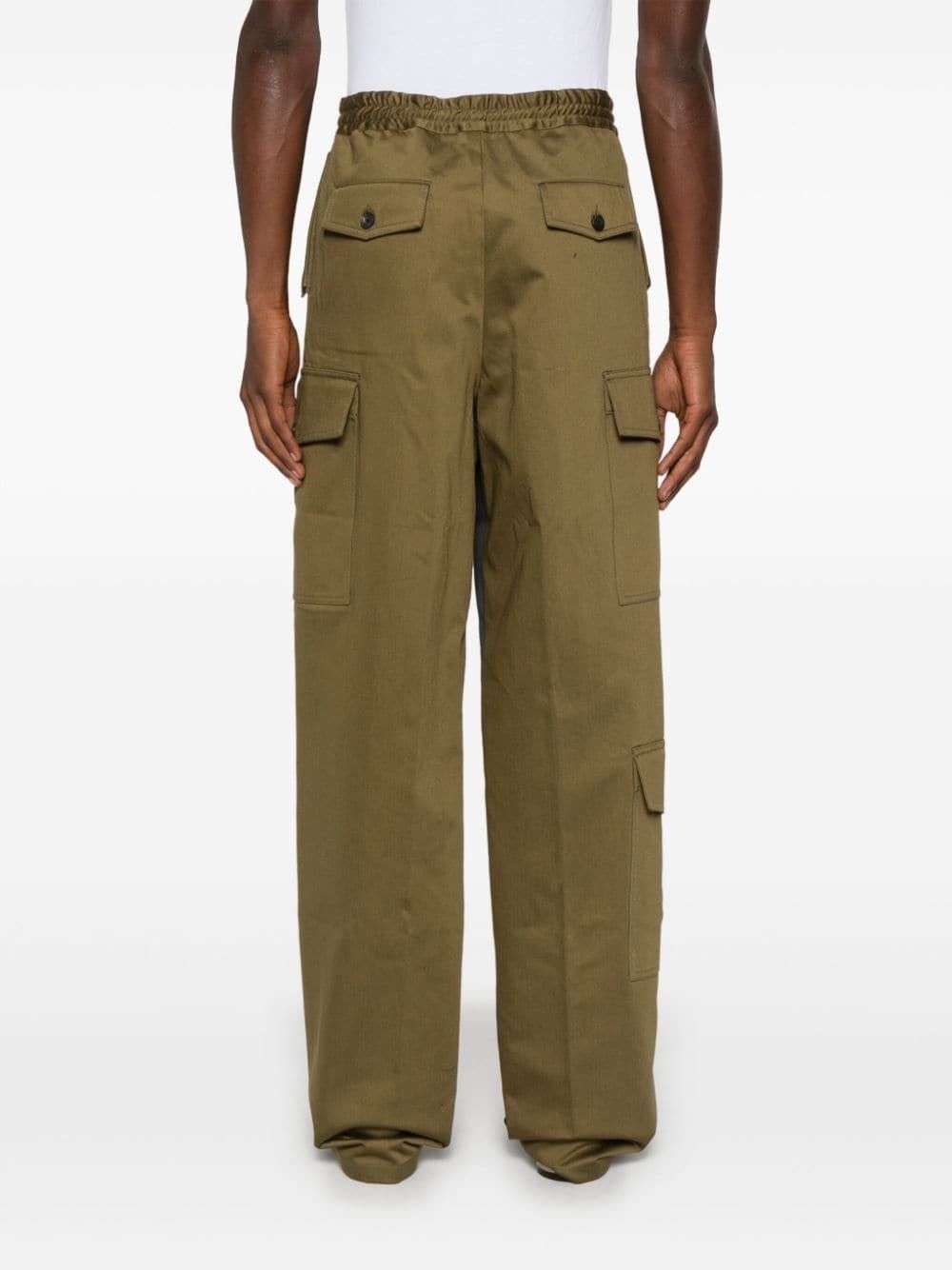 Wales Bonner o1mle0825 Roam Cargo Trousers in Khaki Size US 30 / EU 46 - 3 Thumbnail