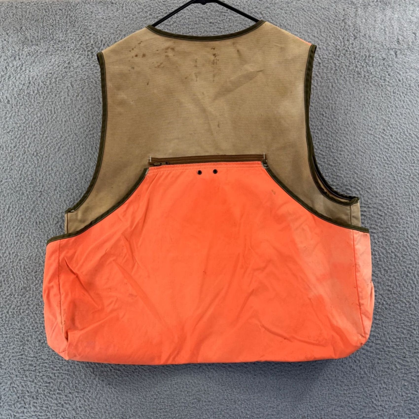 Carhartt VINTAGE Carhartt Vest Mens 2XL Duck Hunting Canvas Orange 90s Full Zip Outdoor Jacket/Coat? Size US XXL / EU 58 / 5 - 7 Thumbnail