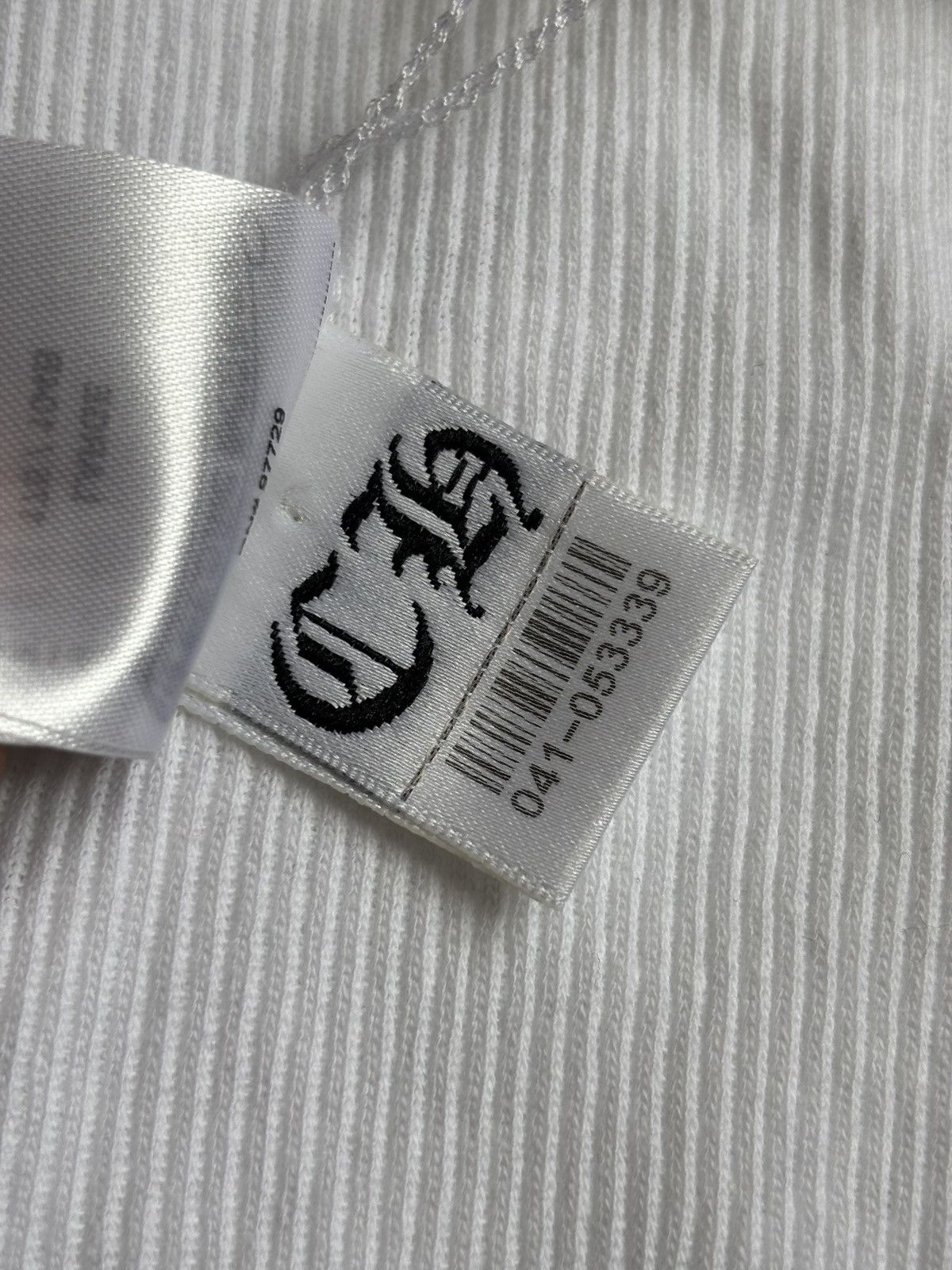 Chrome Hearts Chrome Hearts White Cross T Bar Tank Top Size US L / EU 52-54 / 3 - 8 Thumbnail