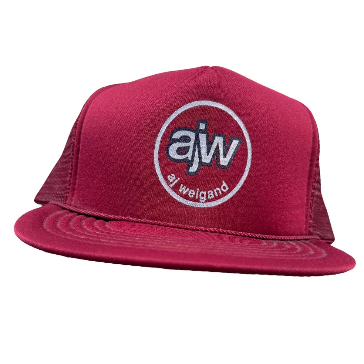 Vintage vintage 80s Burgundy trucker hat Size ONE SIZE - 3 Thumbnail