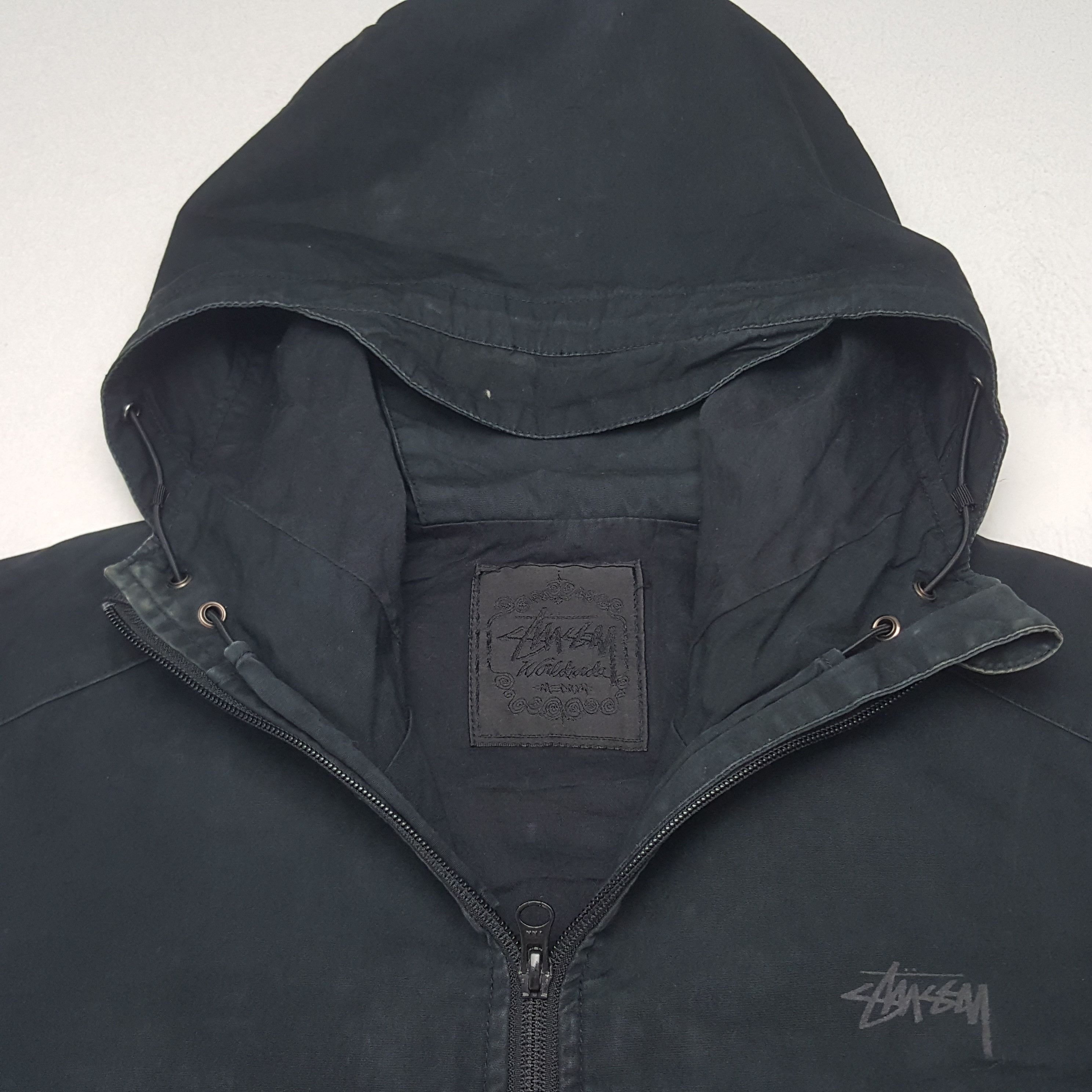 Stussy × Vintage Vintage Stussy Custom Logo Jacket Hoodie Size US M / EU 48-50 / 2 - 5 Thumbnail