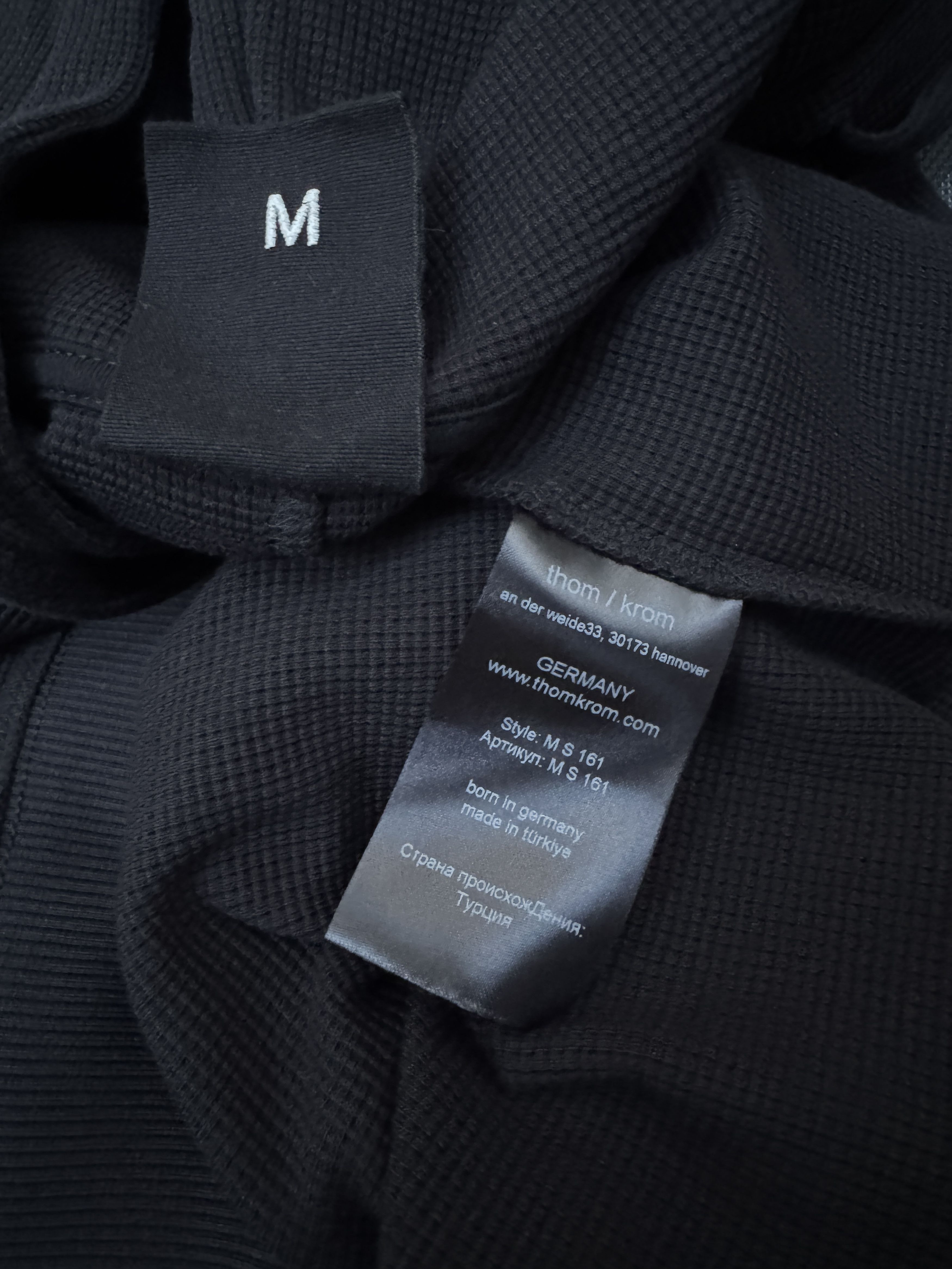 Thom Krom Thom Krom Black Raw-Cut Ribbed-Knit Sleeveless Hoodie M Size US M / EU 48-50 / 2 - 11 Thumbnail