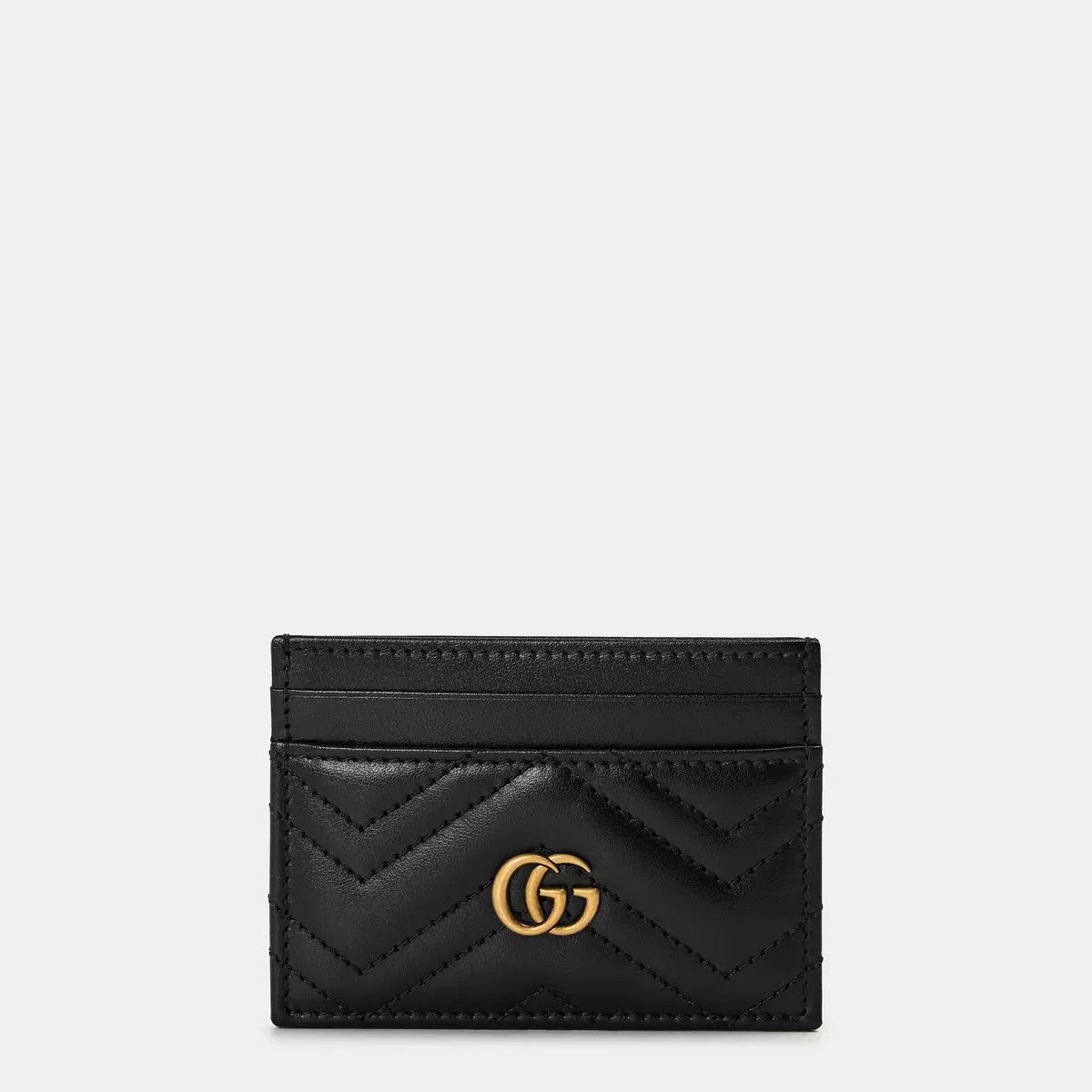 Gucci Gucci GG Marmont Leather Card Holder Size ONE SIZE - 1 Thumbnail