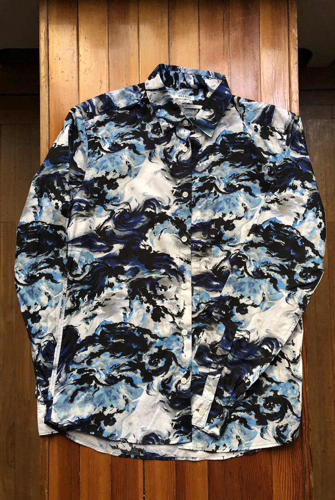 Kenzo Kenzo World Clouds Print Shirt Set Size US M / EU 48-50 / 2 - 18 Thumbnail