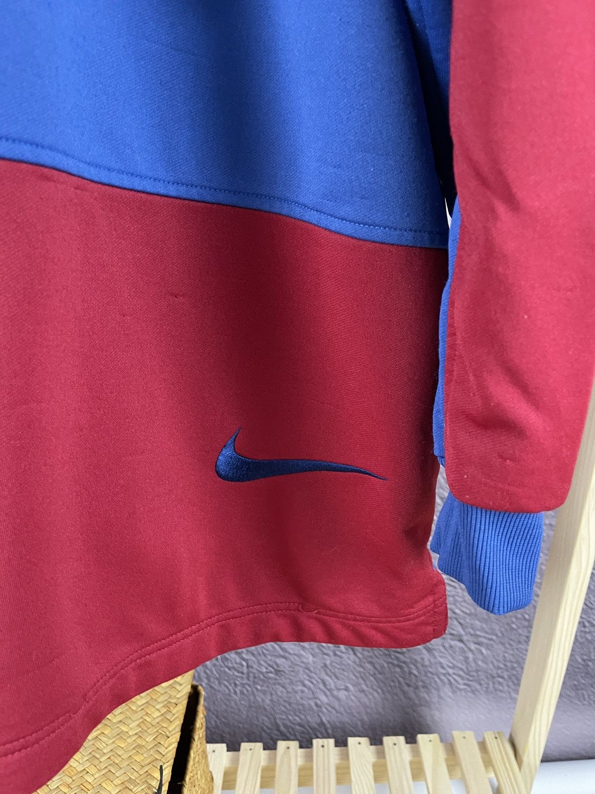 Nike Nike vintage 90s hype swoosh logo track top jacket rare Size US XXL / EU 58 / 5 - 9 Thumbnail