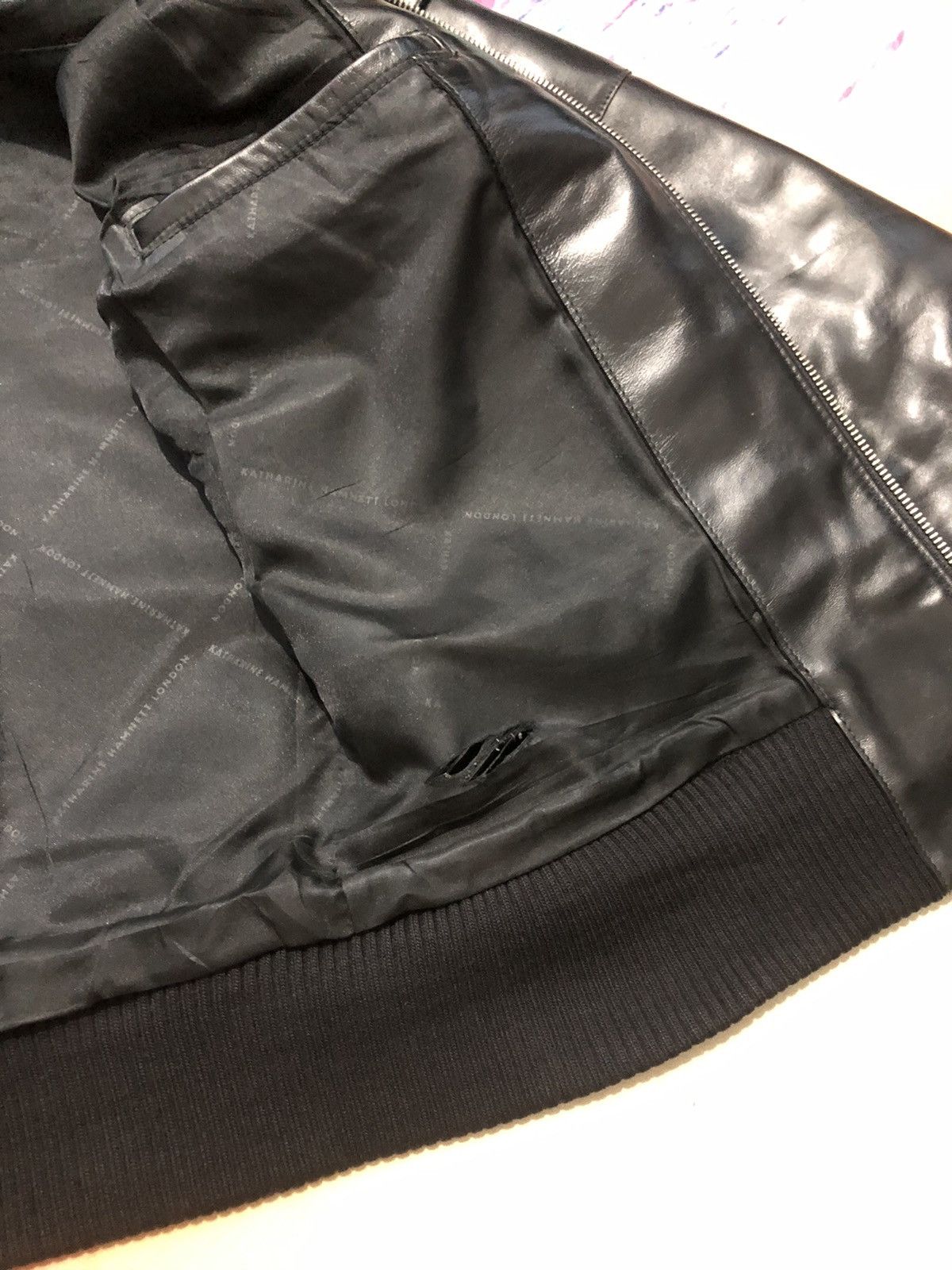 Katharine Hamnett London Y2K KATHARINE HAMNETT HORSE LEATHER JACKET (UNISEX) Size US S / EU 44-46 / 1 - 17 Thumbnail