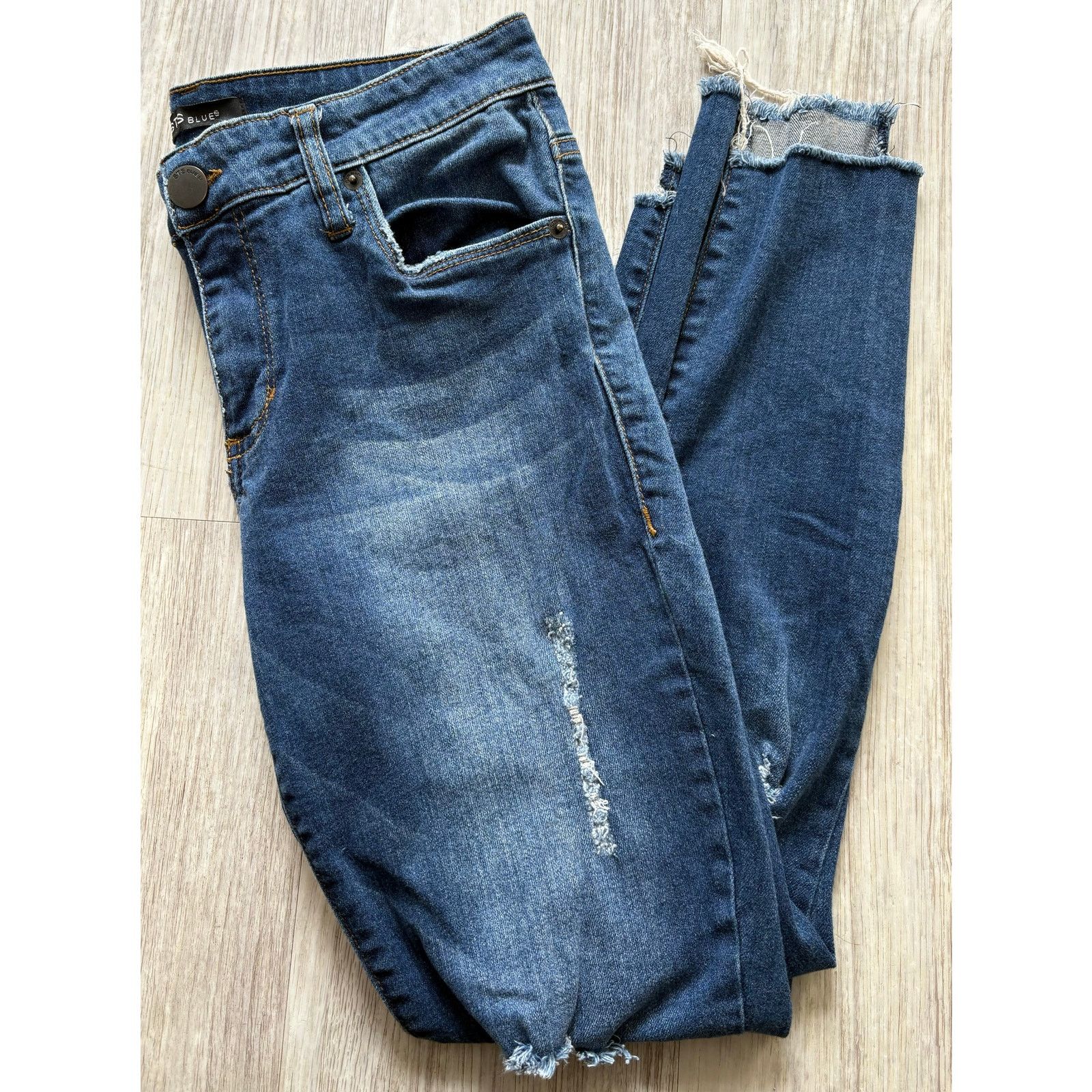 Other STS Blue | Women’s Distressed Emma Ankle Skinny Jeans | 27 Size 27" / US 4 / IT 40 - 1 Thumbnail