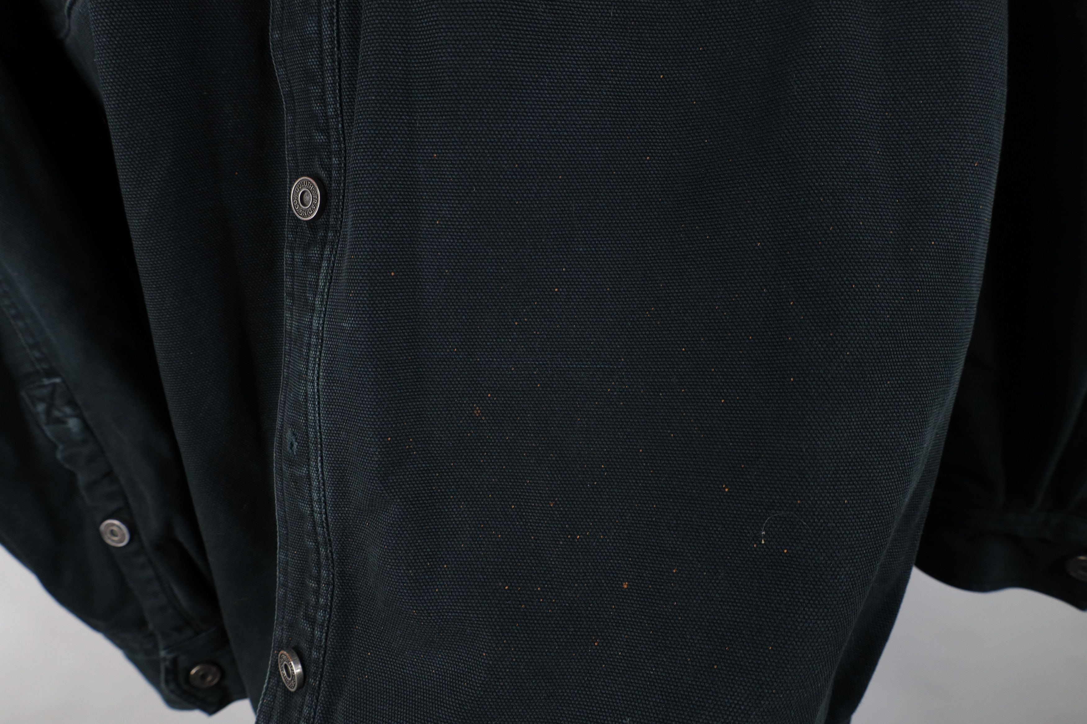Duluth Trading Company Duluth Trading Co Fleece Lined Canvas Shirt Jacket Black Size US L / EU 52-54 / 3 - 4 Thumbnail