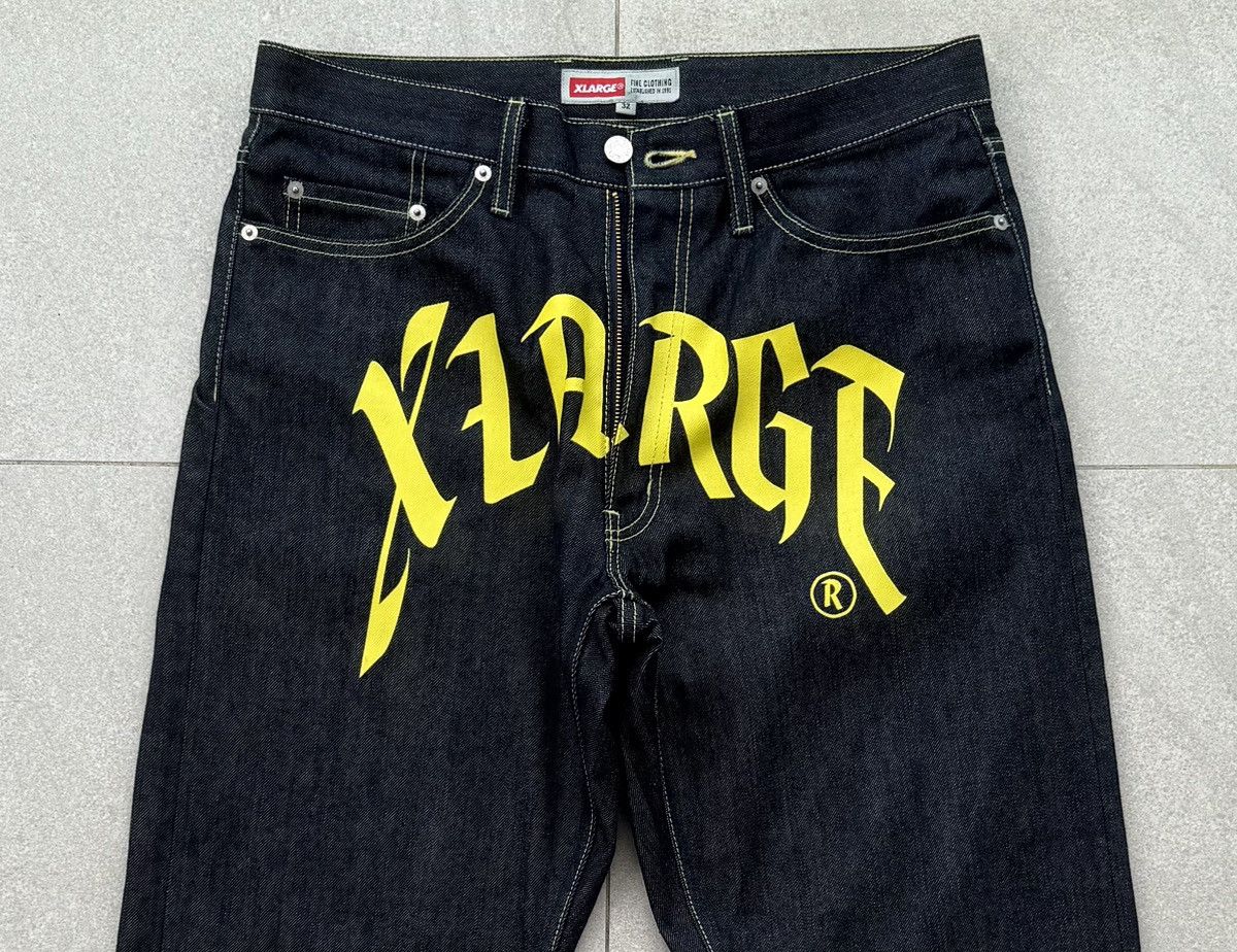 Xlarge XLarge Front Logo Selvedge Denim Pants Size US 32 / EU 48 - 3 Thumbnail