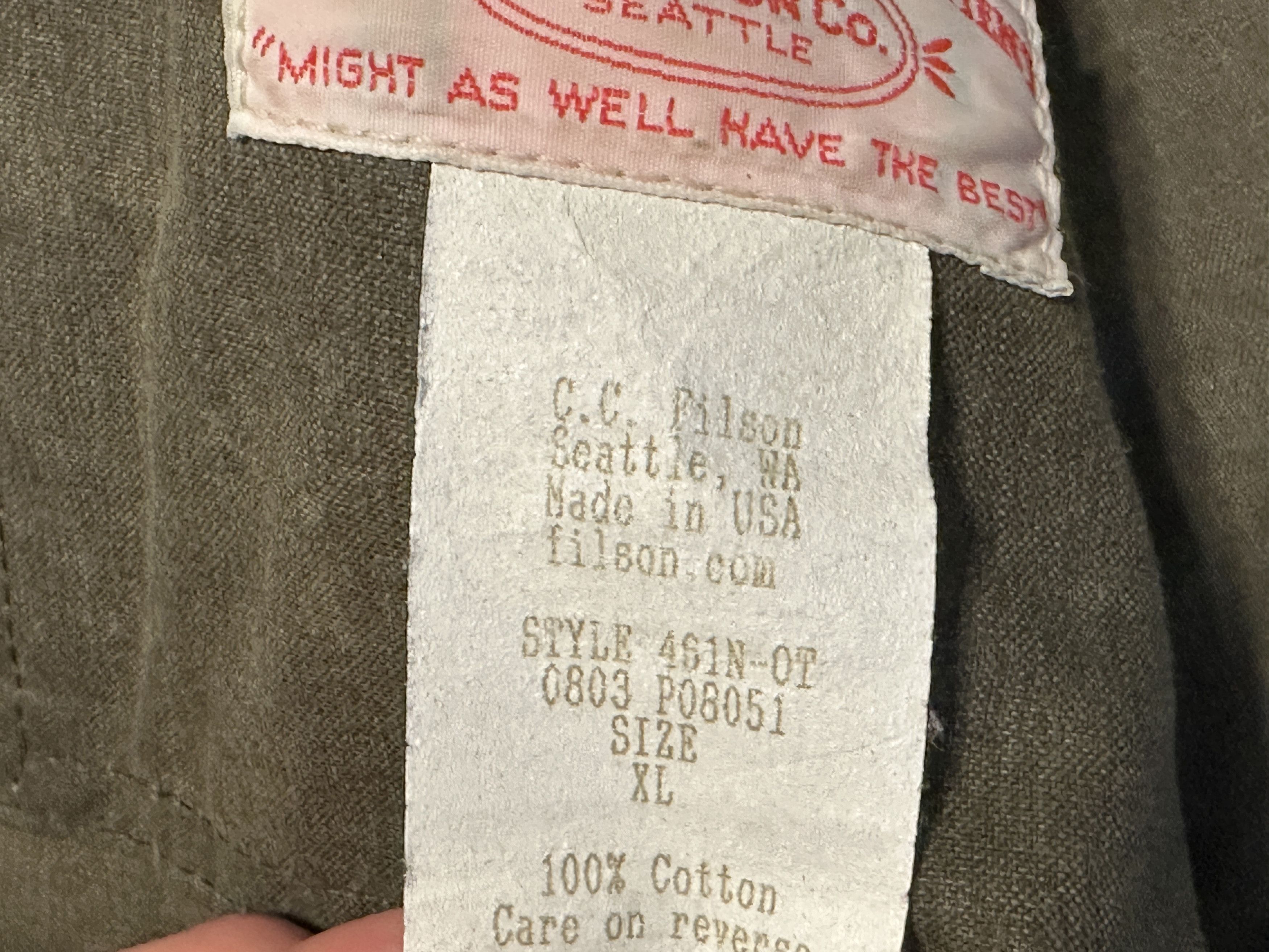 Filson Filson Vintage Shelter Cloth Packer 461N Size US XL / EU 56 / 4 - 4 Thumbnail