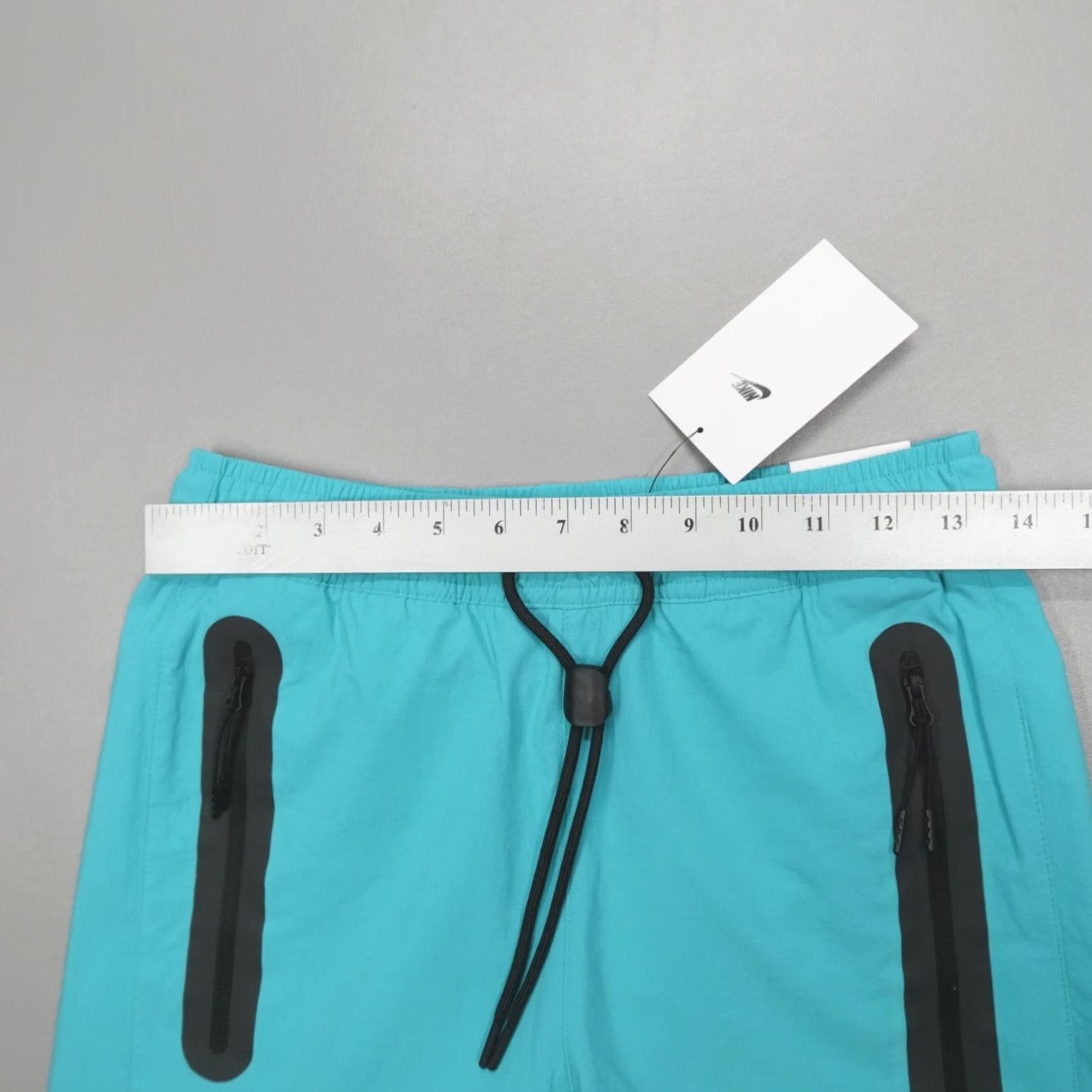 Nike Nike Tech Woven Pants Mens XS Dusty Cactus HM8241-345 Pants Regular Tapered Inseam 28 in Blue Nylon Spandex Cross Training Gym Running Activewear Size US 27 - 5 Thumbnail