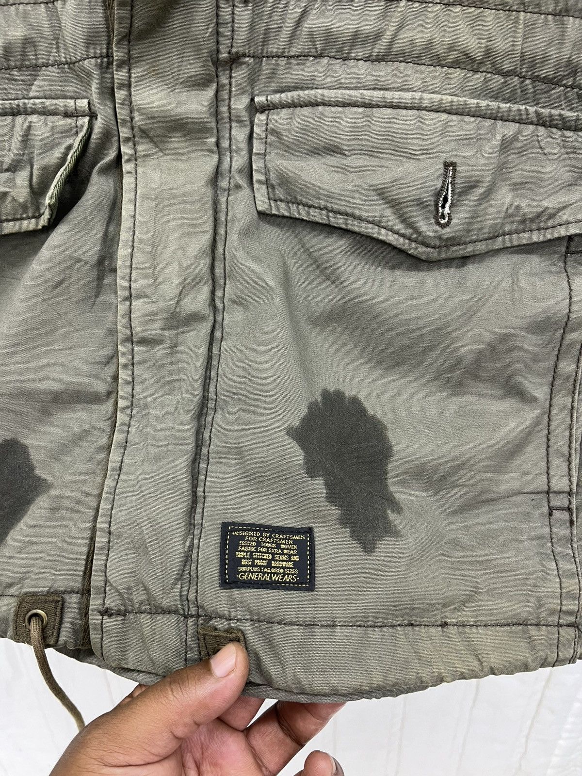 Japanese Brand SURPLUS SEMINARY GORPCORE JACKET HIDDEN HOODIE Size US L / EU 52-54 / 3 - 8 Thumbnail