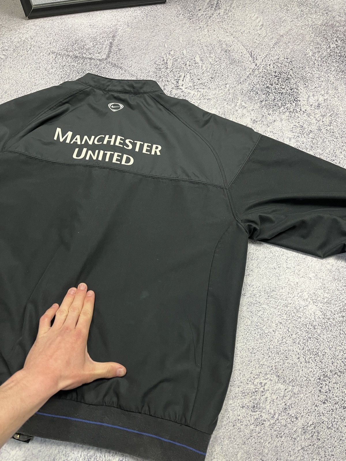 Nike × Vintage Vintage 00’s Manchester United Nike Bomber Jacket Rare Y2k Size US XL / EU 56 / 4 - 24 Thumbnail