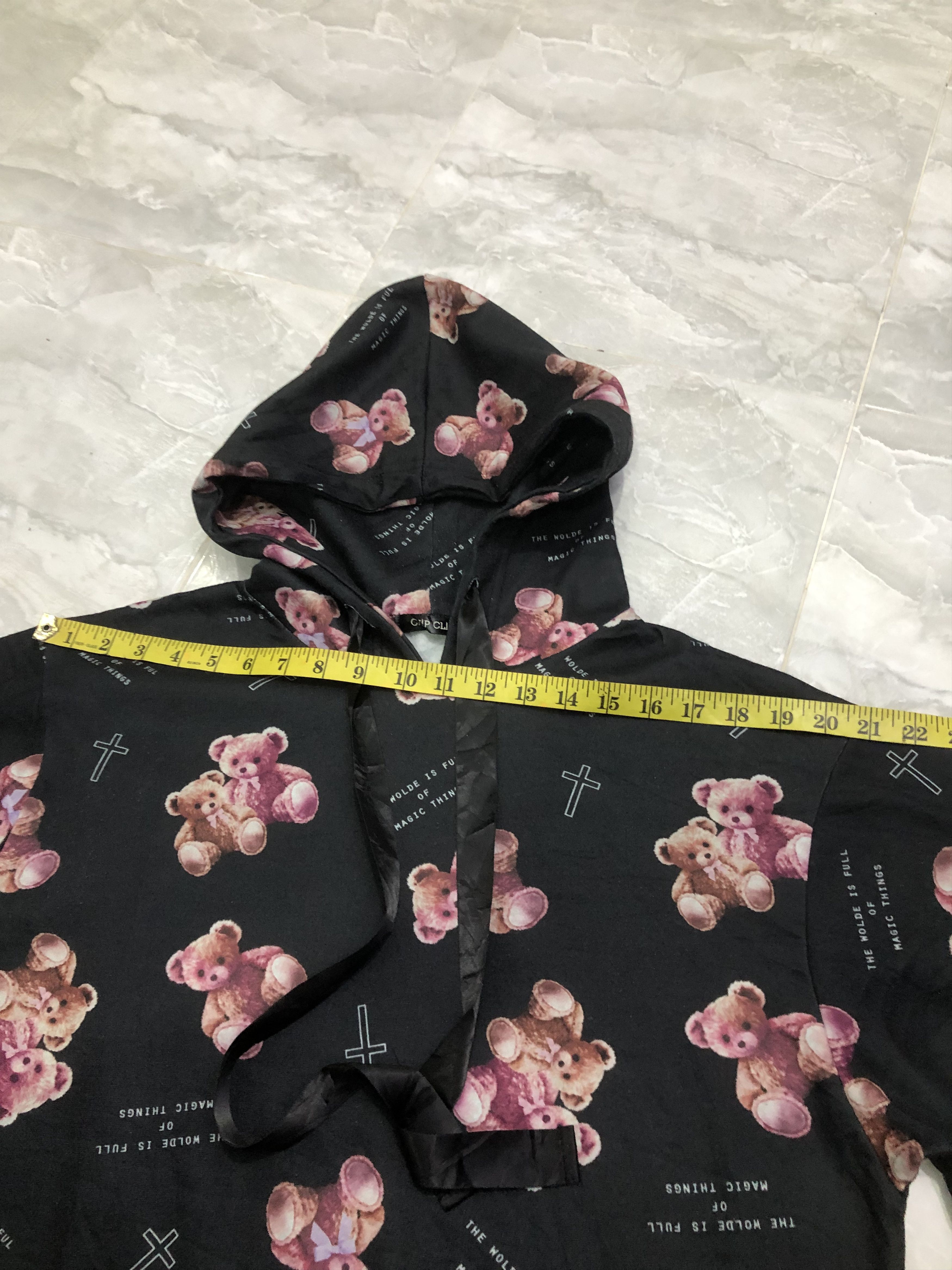 Japanese Brand Chip Clip Teddy Bear All Over Print Hoodie Japan Size M / US 6-8 / IT 42-44 - 19 Thumbnail