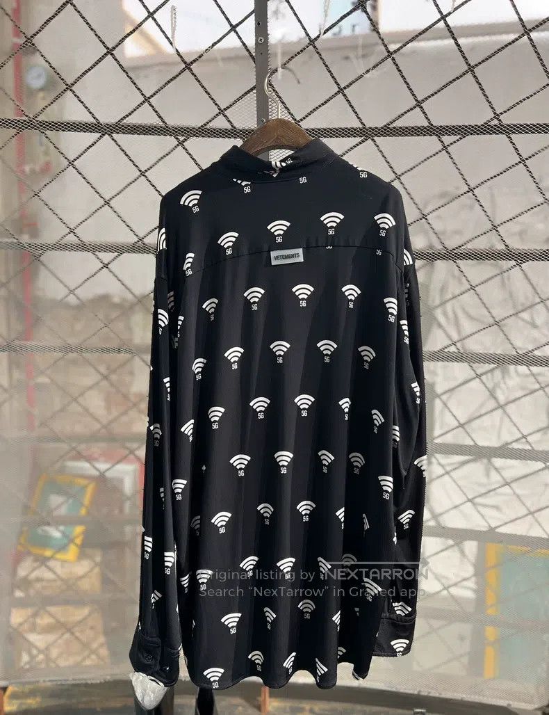 Vetements Vetements “5G” Printed Long-Sleeve Shirt Size US S / EU 44-46 / 1 - 7 Thumbnail