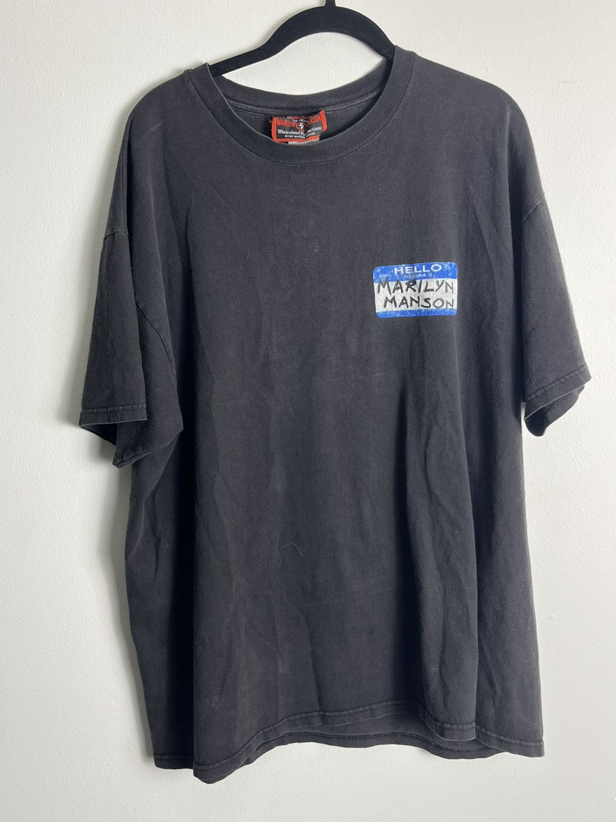 Marilyn Manson Vintage 1998 Hello My Name Is Marilyn Manson Size US XL / EU 56 / 4 - 2 Thumbnail