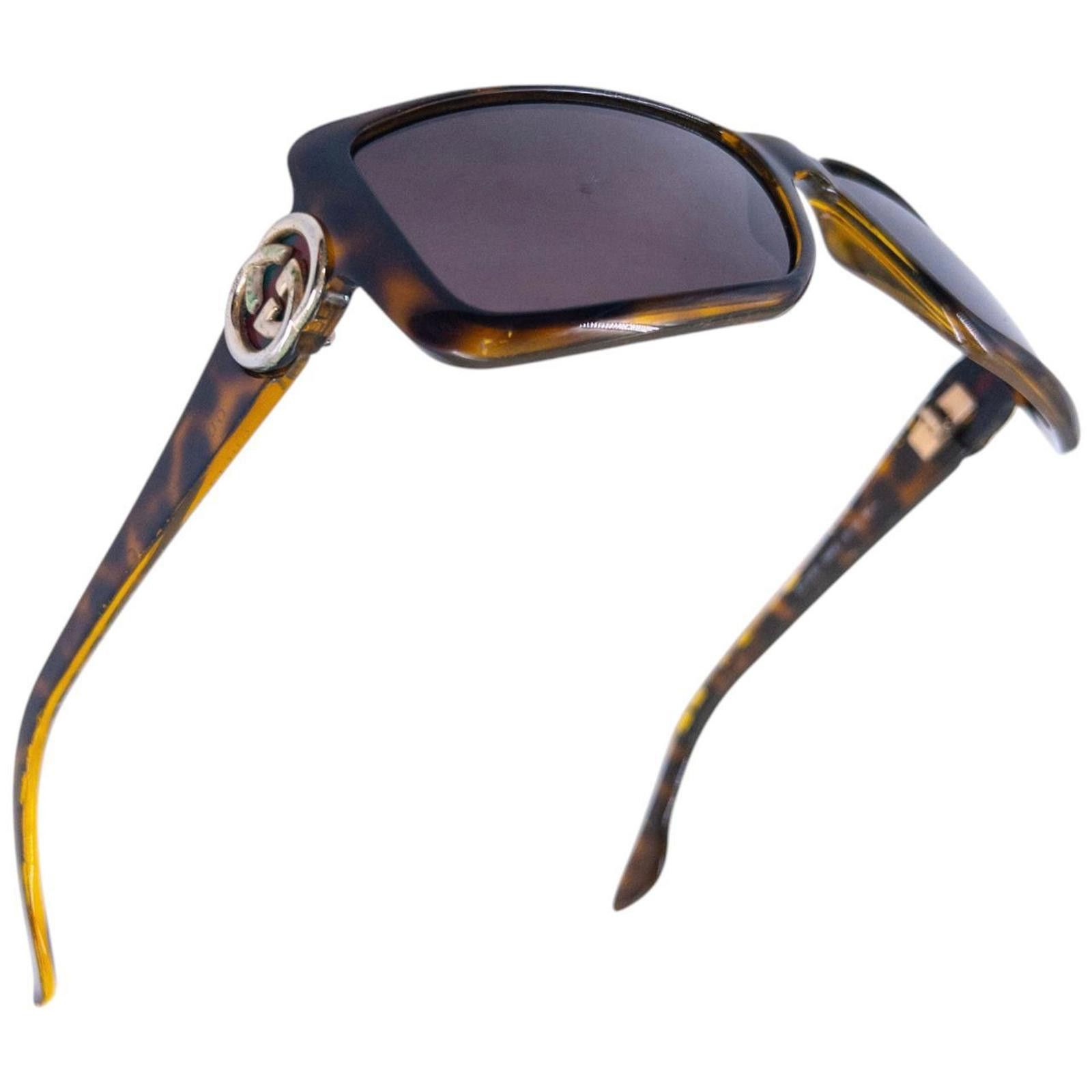 Gucci Vintage Gucci Tortoise Shell Sunglasses Size ONE SIZE - 5 Thumbnail