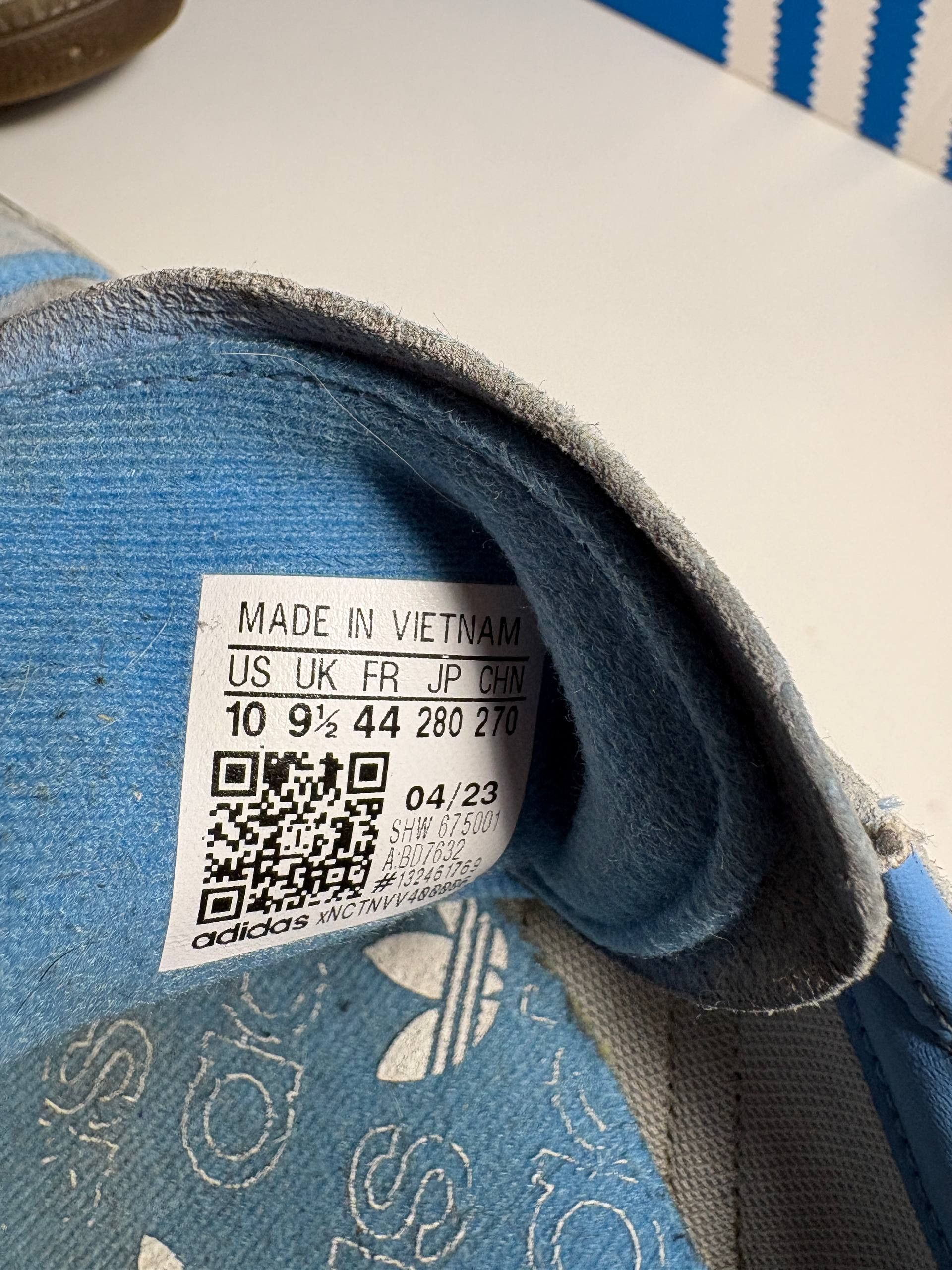 Adidas Adidas Handball Spezial "Light Blue" Size US 10 / EU 43 - 12 Thumbnail