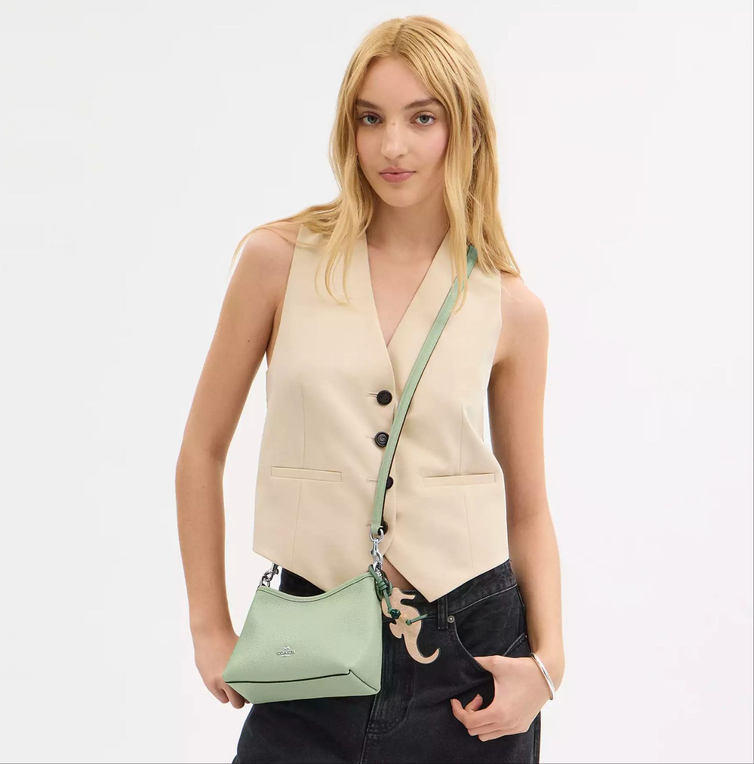 Coach Laurel Small Shoulder Bag With Seahorse Charm CBI04 Size ONE SIZE - 5 Thumbnail