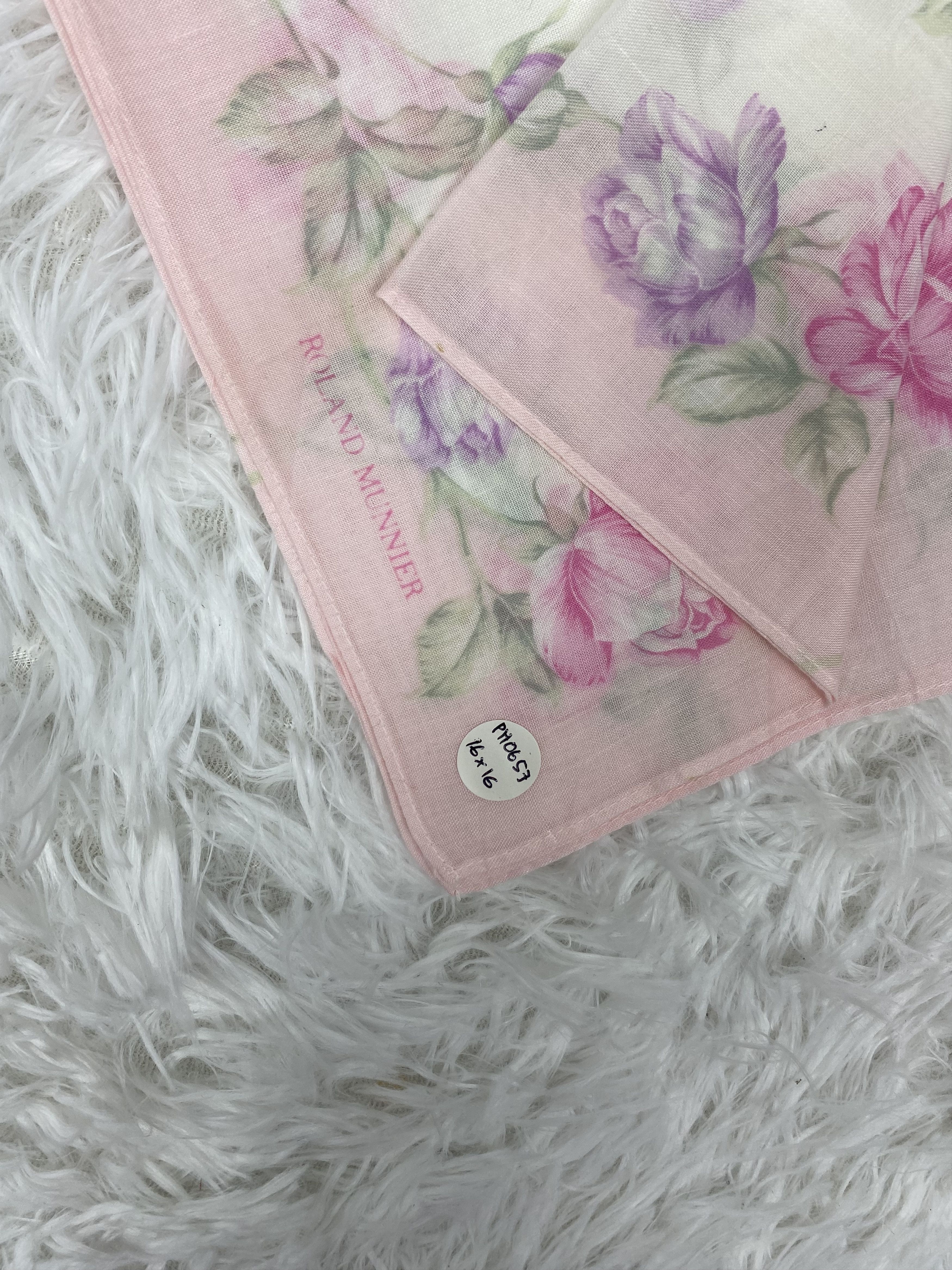 Vintage Vintage Roland Munnier Handkerchief PH0657 Size ONE SIZE - 2 Thumbnail