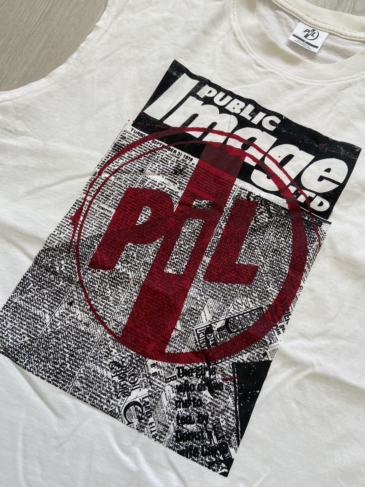 Band Tees × Vintage Early 2000’s Public Image LTD Official Sleeveless Shirt Size US S / EU 44-46 / 1 - 2 Thumbnail