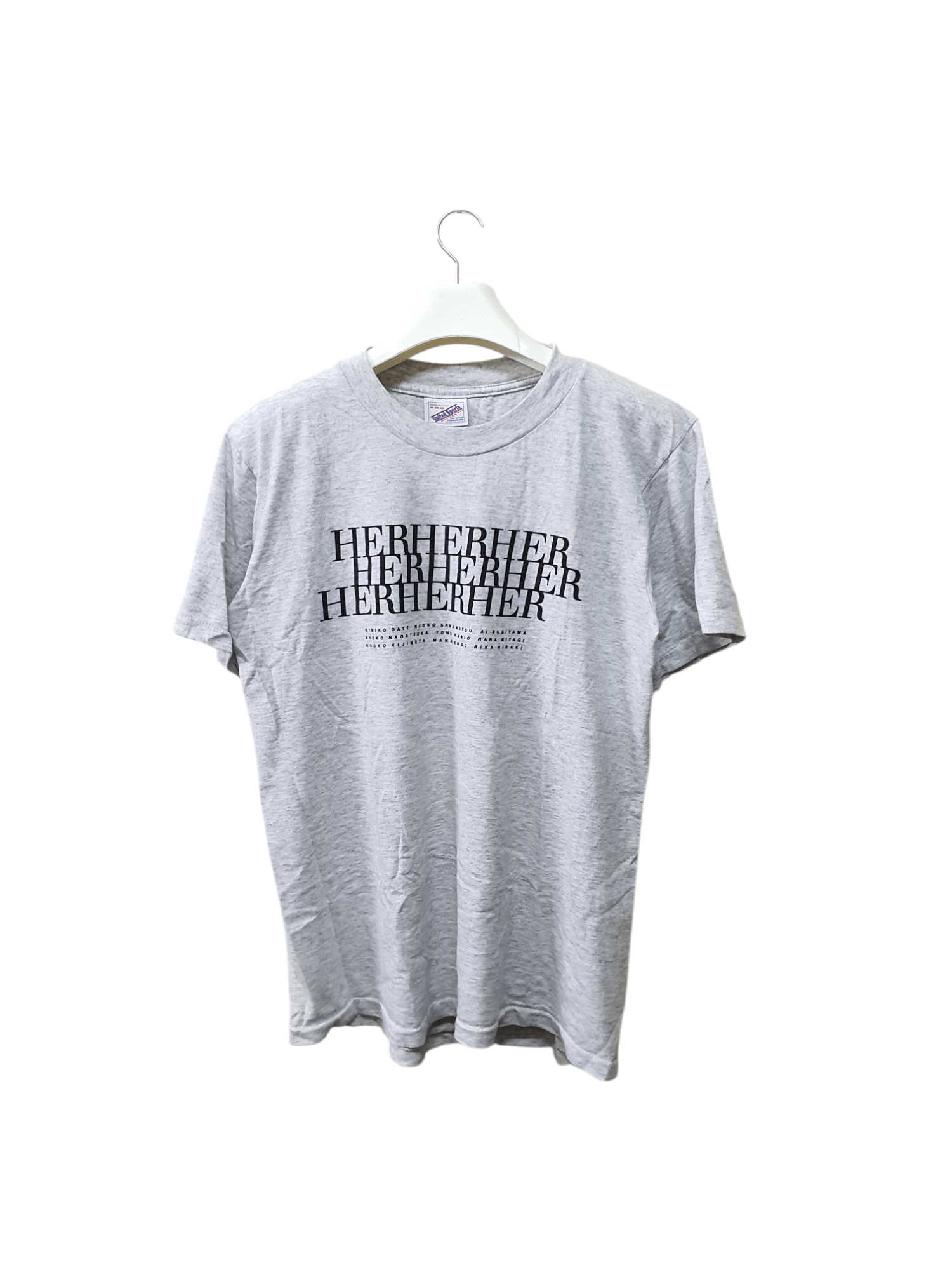 vintage T-shirt featuring a repetitive 