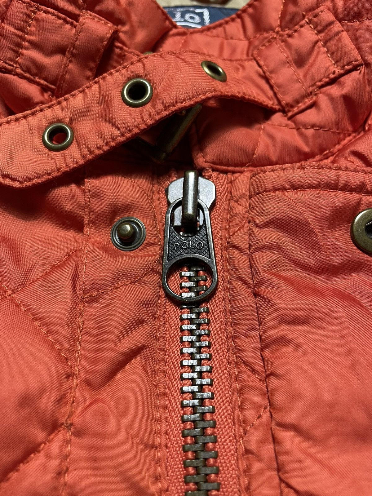 Polo Ralph Lauren Vintage Polo Ralph Lauren Nylon Orange Quilted Vest Gilet Size US S / EU 44-46 / 1 - 9 Thumbnail