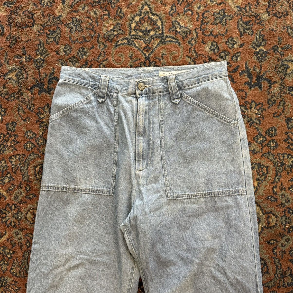 Issey Miyake Vintage Sunao Kuwahara By Issey Miyake Baggy Jeans Size US 29 - 3 Thumbnail