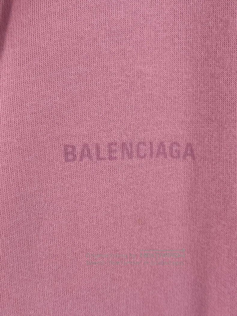 Balenciaga Balenciaga Pink Cotton Hooded Sweatshirt Size XS / US 0-2 / IT 36-38 - 3 Thumbnail
