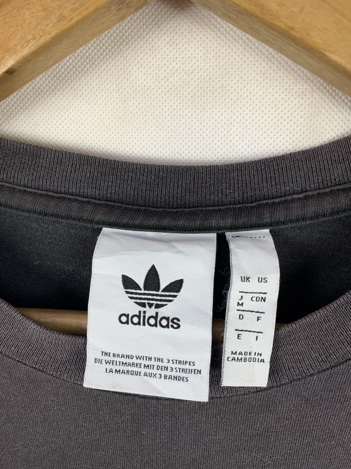 Adidas Offer! Adidas Big Logo Faded Black Tee Size US S / EU 44-46 / 1 - 7 Thumbnail