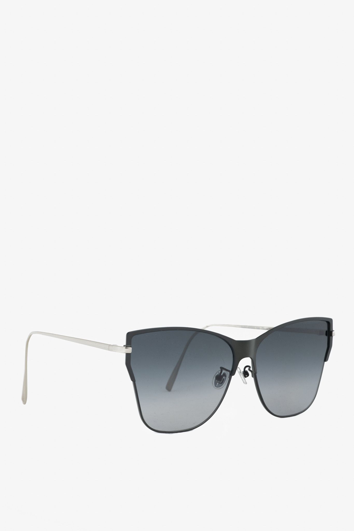 Dior Christian Dior Futurist Silver-Tone Cat-Eye Sunglasses Size ONE SIZE - 1 Thumbnail