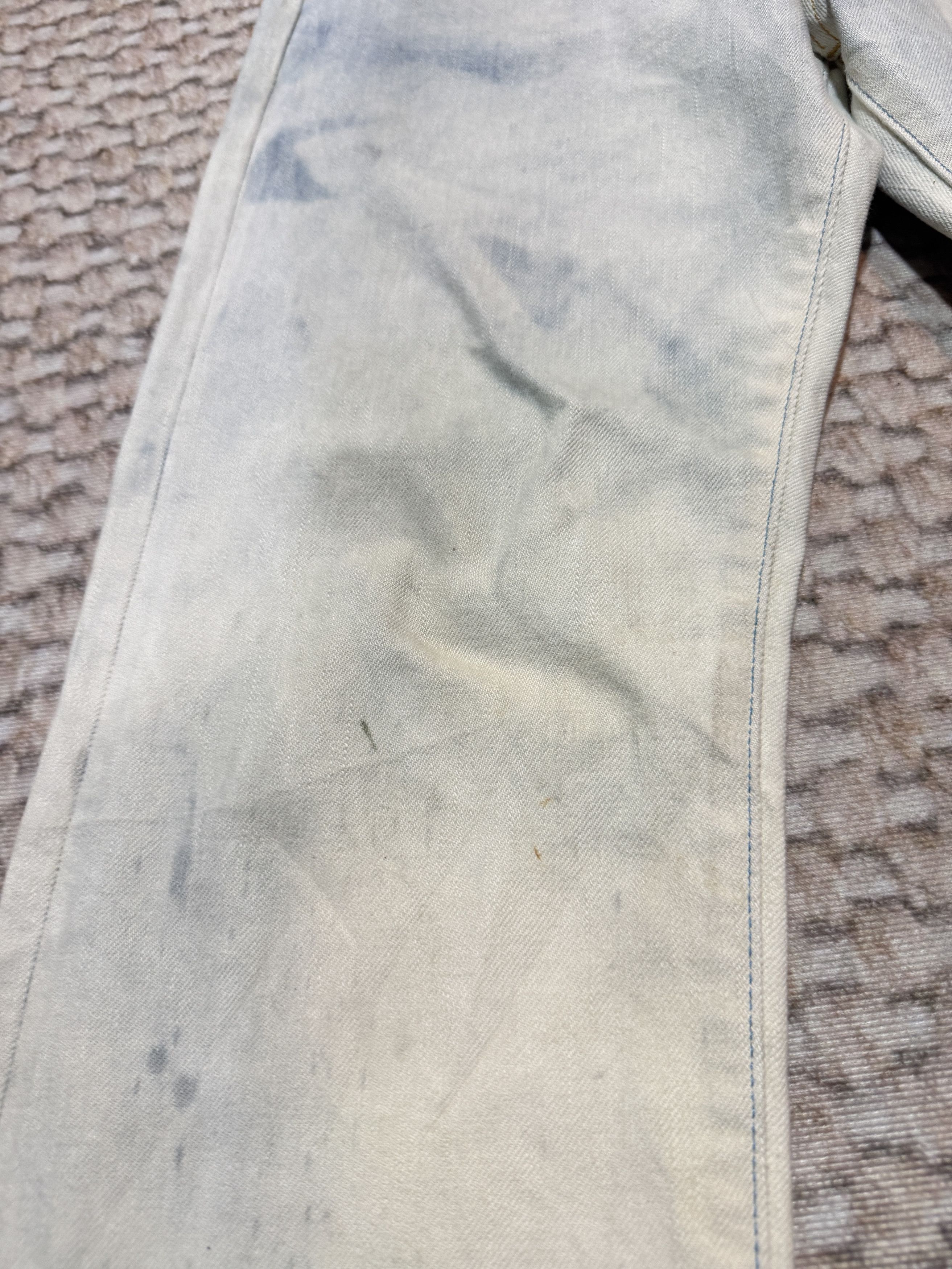 Japan Blue Jeans Japan Blue Jeans Circle Selvadge Ankle Cut Acid Wash Jeans Size US 26 / EU 42 - 6 Thumbnail