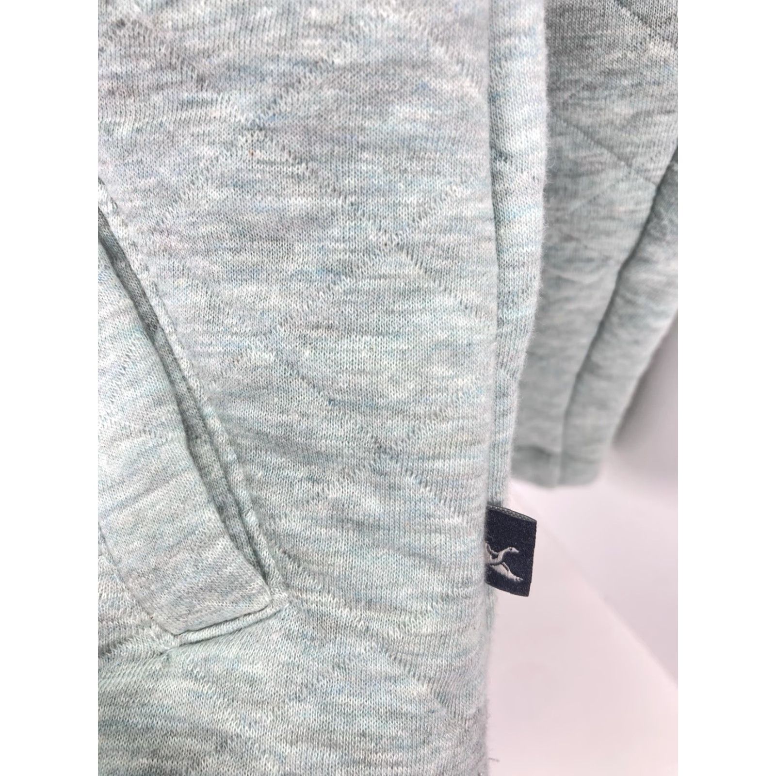 Eddie Bauer VINTAGE Eddie Bauer Quilted Sweater Women M Green Long Sleeve Pullover Cotton Blend Mock Neck Solid Quilted Mens Ladies Size M / US 6-8 / IT 42-44 - 7 Thumbnail