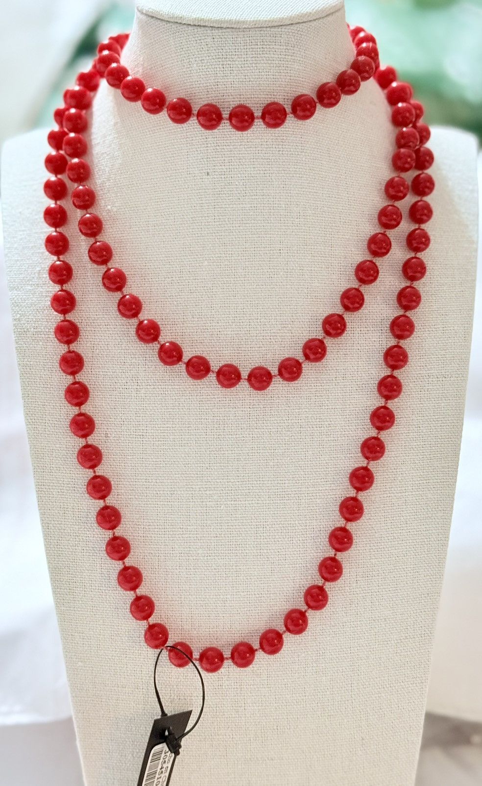 Other NWT Vintage Single-Strand Plastic Bead Necklace – 24” Long Size ONE SIZE - 1 Thumbnail