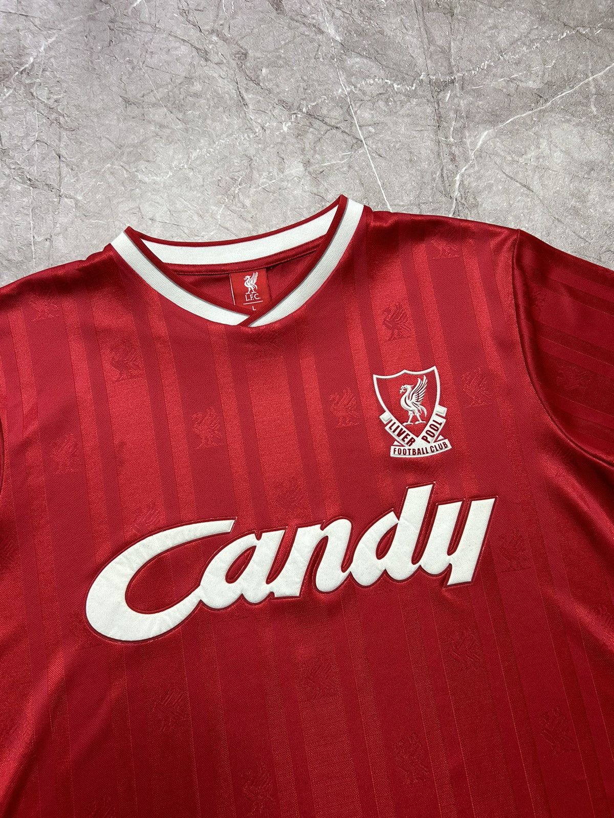 Vintage Vintage Livepool Candy Jersey Streetwear Y2k Rare Sportswear Size US L / EU 52-54 / 3 - 3 Thumbnail