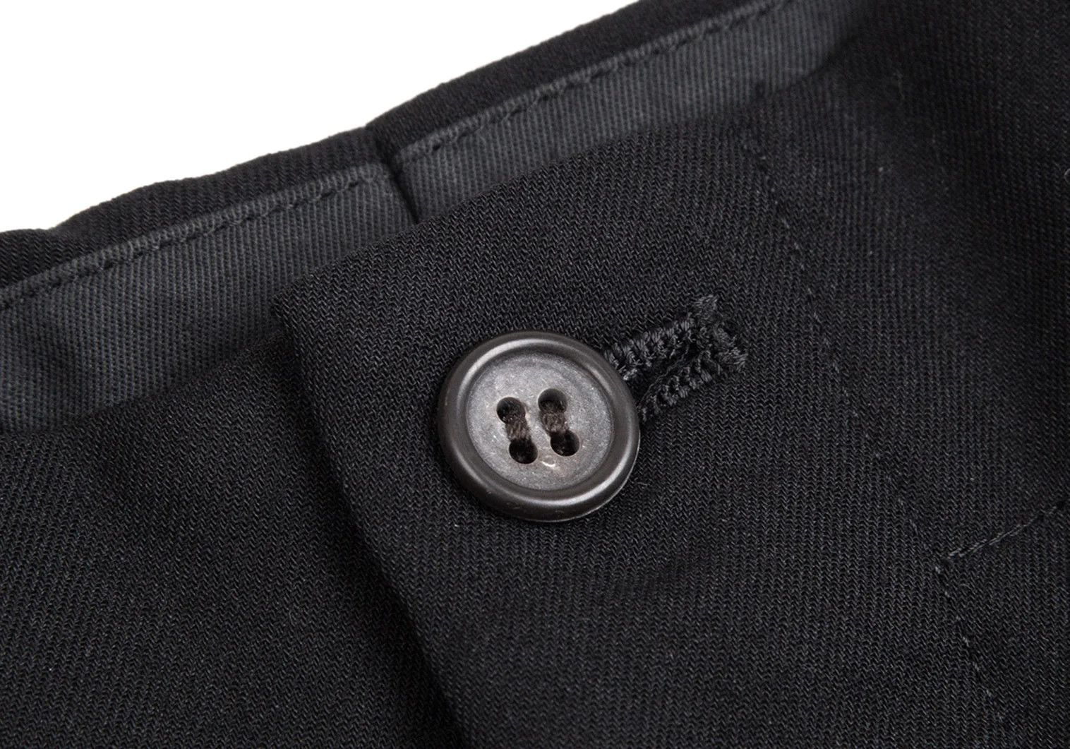 Jean Paul Gaultier Wool Nylon Tapered Pants in Black Size 48 Size US 32 / EU 48 - 4 Thumbnail