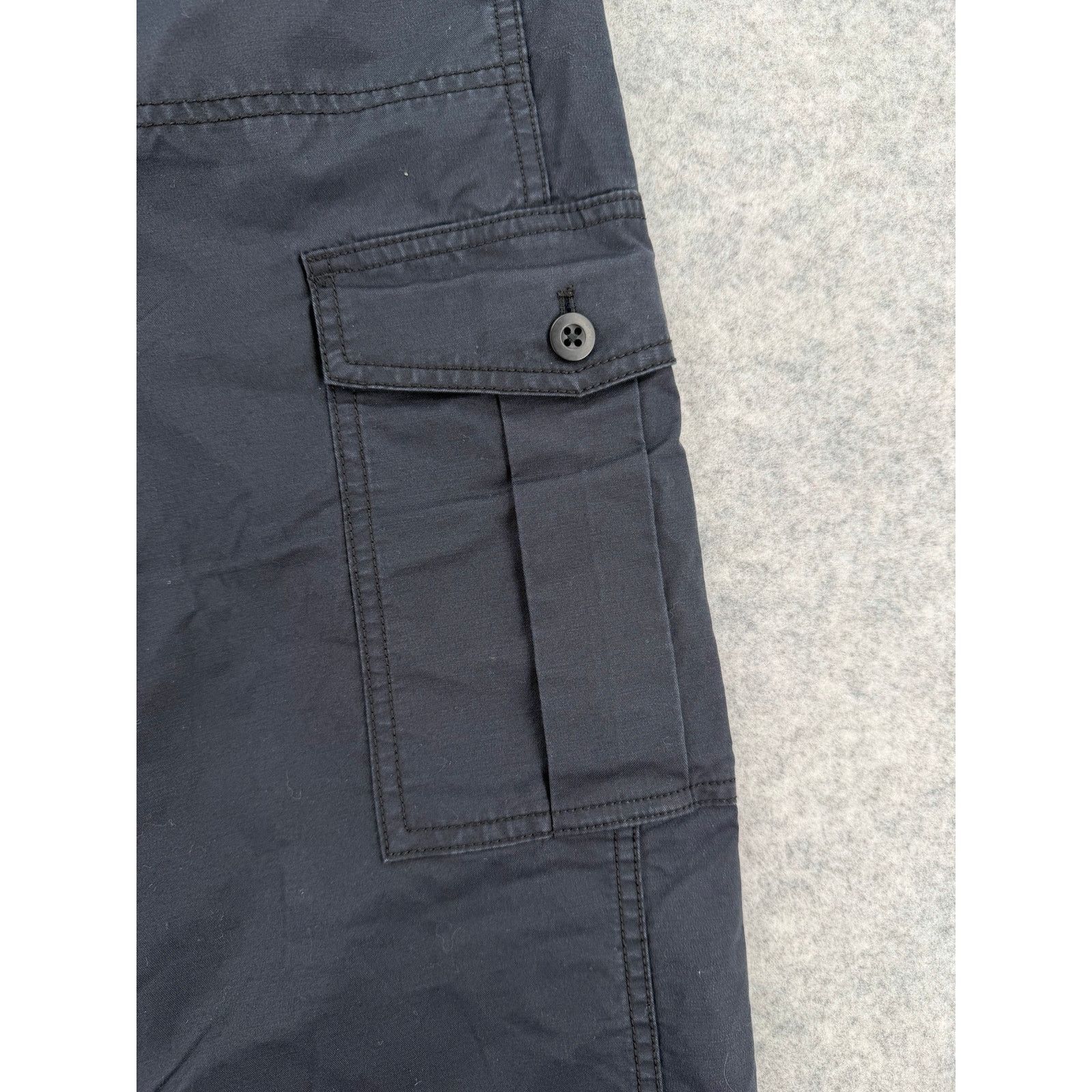 Madewell Madewell Almost Black Stretch Twill Cargo Jogger Pants 25 Size 25" / US 0 / IT 36 - 6 Thumbnail