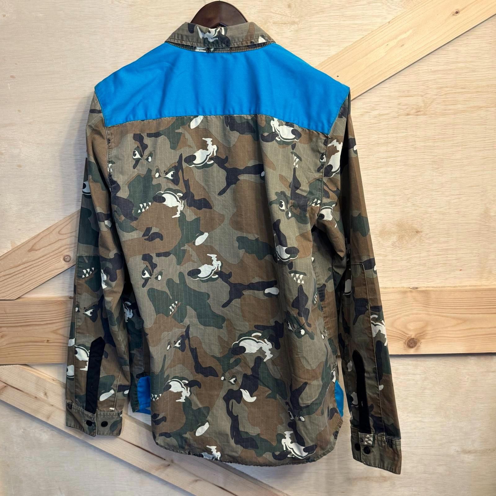 LRG LRG Lifted Research Group Wolfland Camo Shirt Mens L Long Size US L / EU 52-54 / 3 - 2 Thumbnail