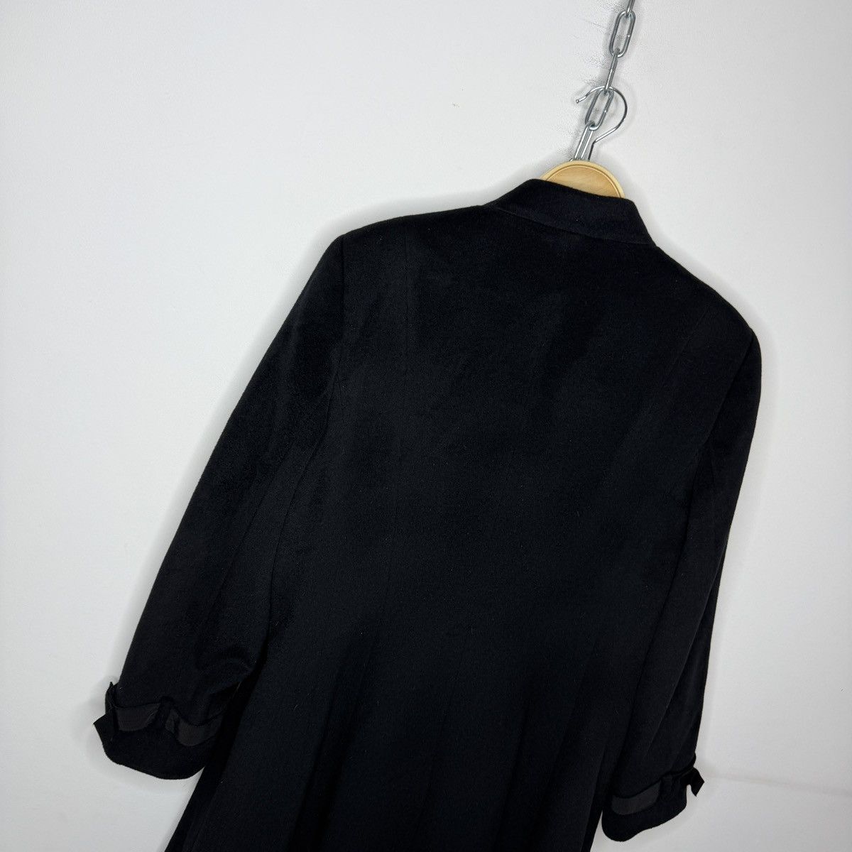 Escada Escada Piacenza Rabbit Wool Coat Double Breasted Black Size M / US 6-8 / IT 42-44 - 9 Thumbnail