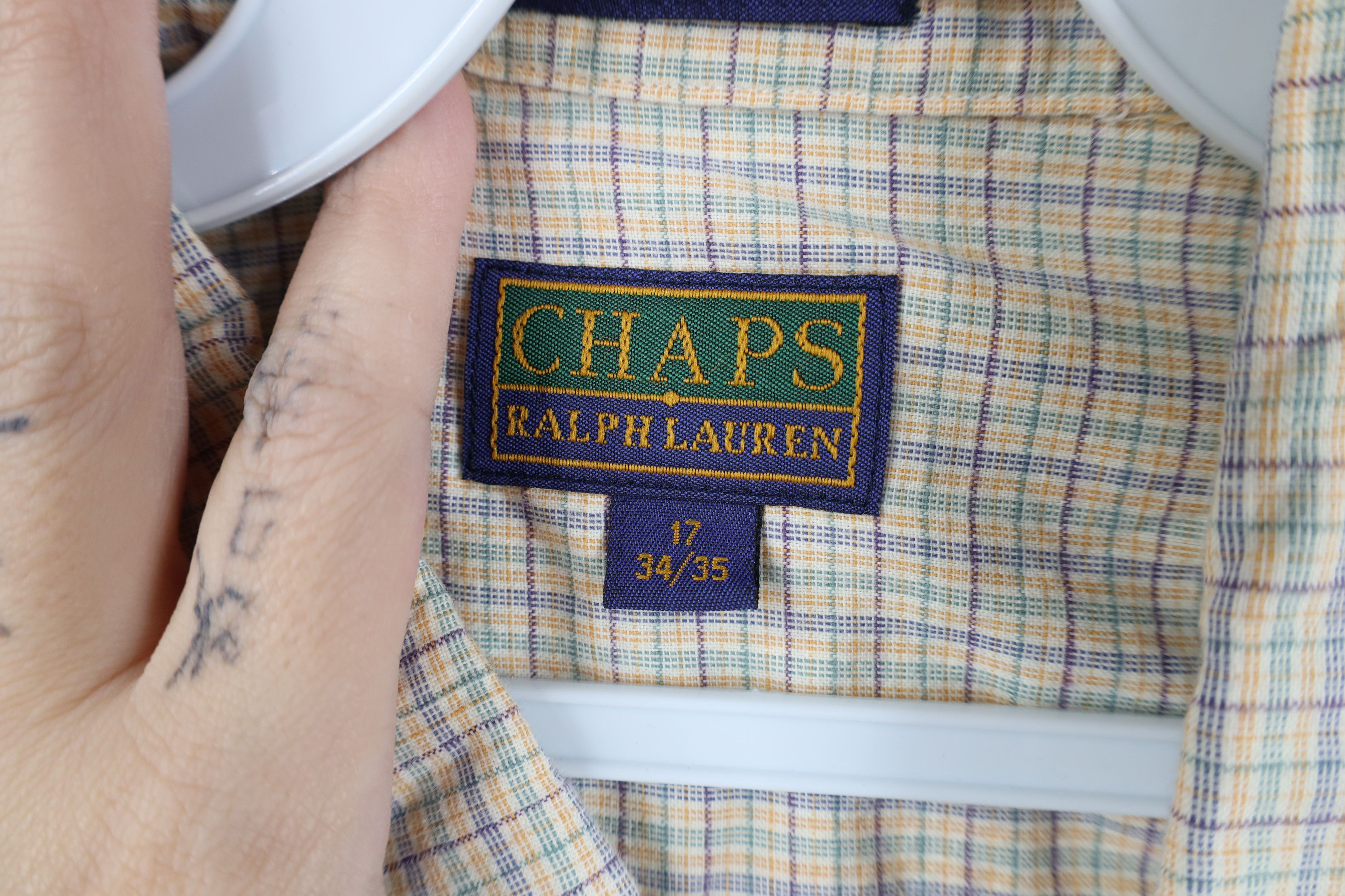 Ralph Lauren Vintage 90s Chaps Ralph Lauren Collared Button Down Shirt Size US L / EU 52-54 / 3 - 7 Thumbnail