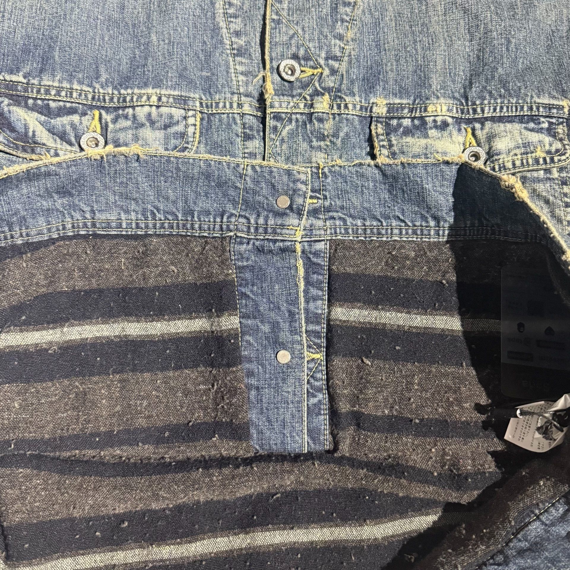 Neighborhood Neighborhood 23AW Savage Storm Rider Denim Jacket Size US XL / EU 56 / 4 - 7 Thumbnail
