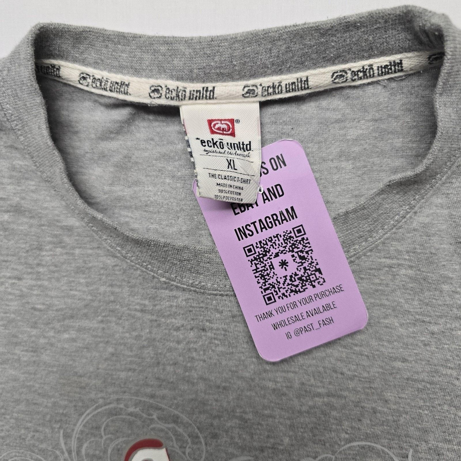 Ecko Unltd. Ecko Unltd Shirt Mens Extra Large Gray Classic Tee Graphic Size US XL / EU 56 / 4 - 4 Thumbnail