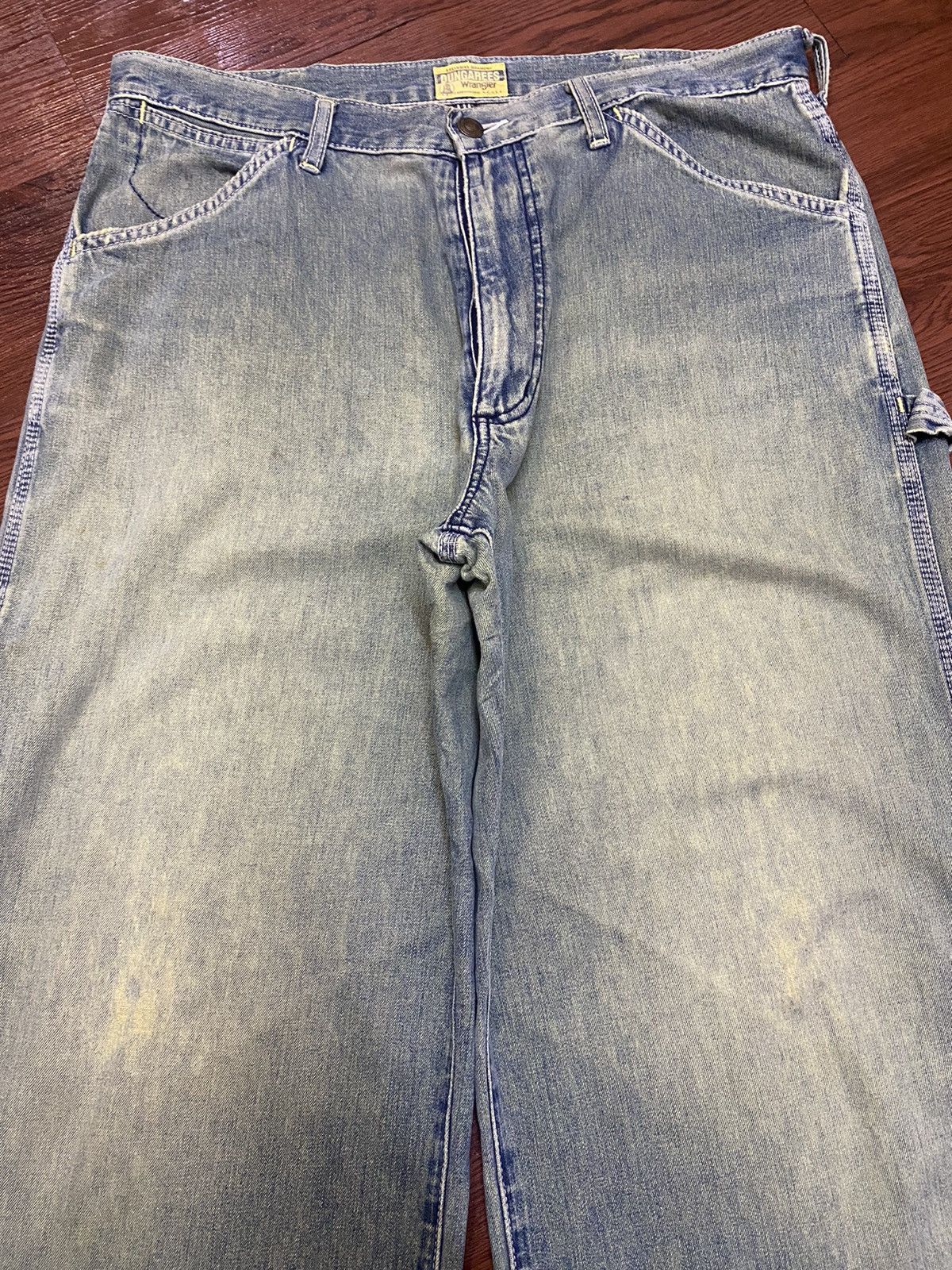 Wrangler Vintage Wrangler Mud Wash Carpenter Baggy Jeans Size US 34 / EU 50 - 3 Thumbnail