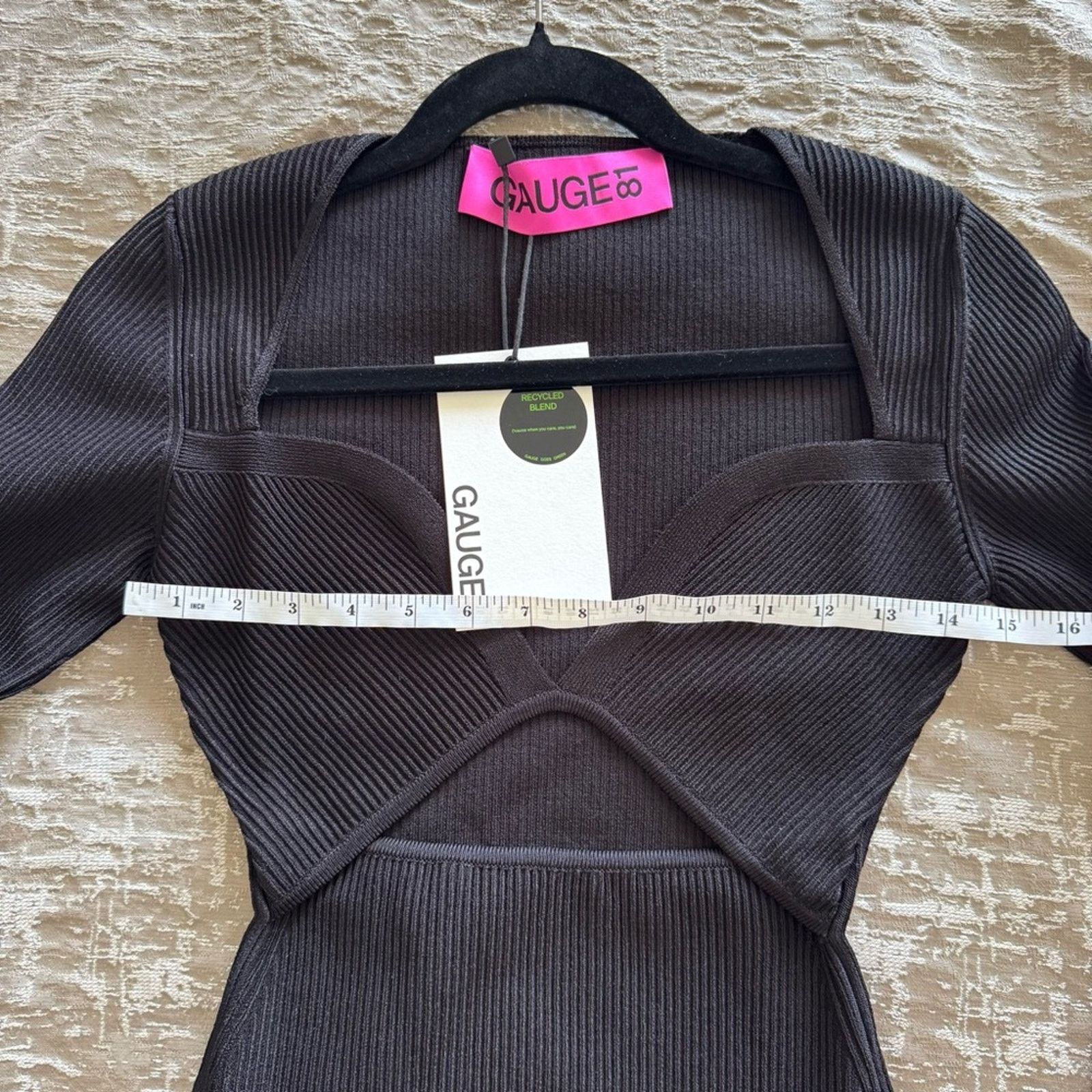 GAUGE81 NWT! Gauge81 Otero Black Mini Dress, Size S Size S / US 4 / IT 40 - 6 Thumbnail