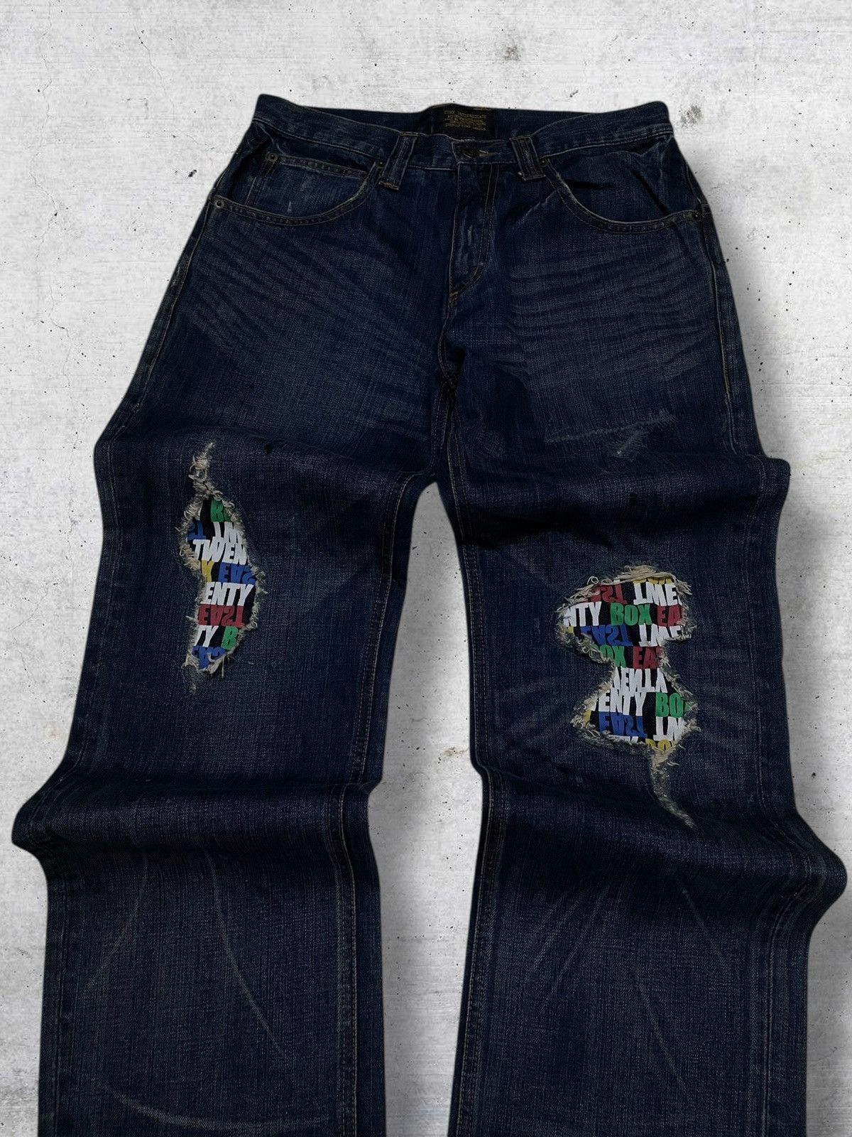 Hysteric Glamour VINTAGE IDENTIFYING LABEL OG JAPAN DESIGNER PATCHWORK BOXER Size US 31 - 4 Thumbnail