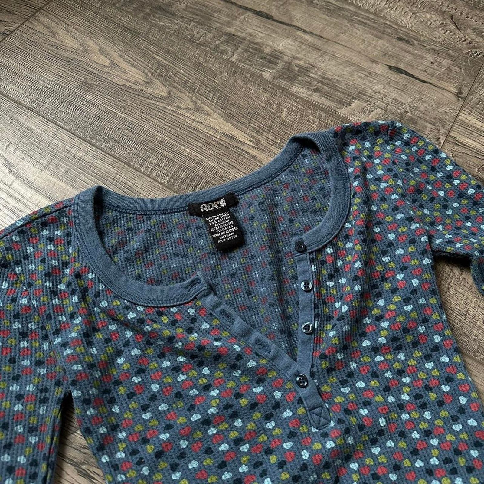 Japanese Brand × Vintage Vintage Y2K Archive Tight Thermal Waffle Longsleeve Shirt Size XS / US 0-2 / IT 36-38 - 4 Thumbnail