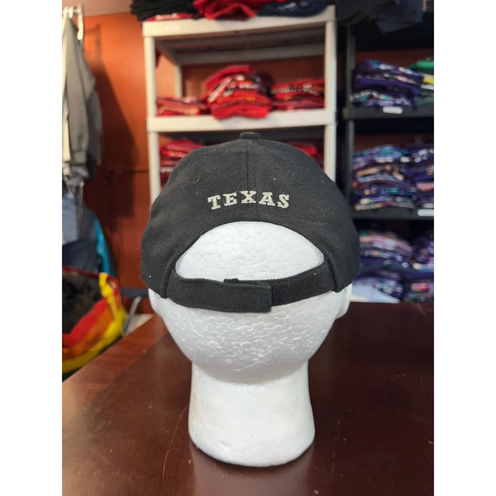 Vintage Vintage Texas Hat Cap Black Orange Graphic Headwear TX Size ONE SIZE - 5 Thumbnail