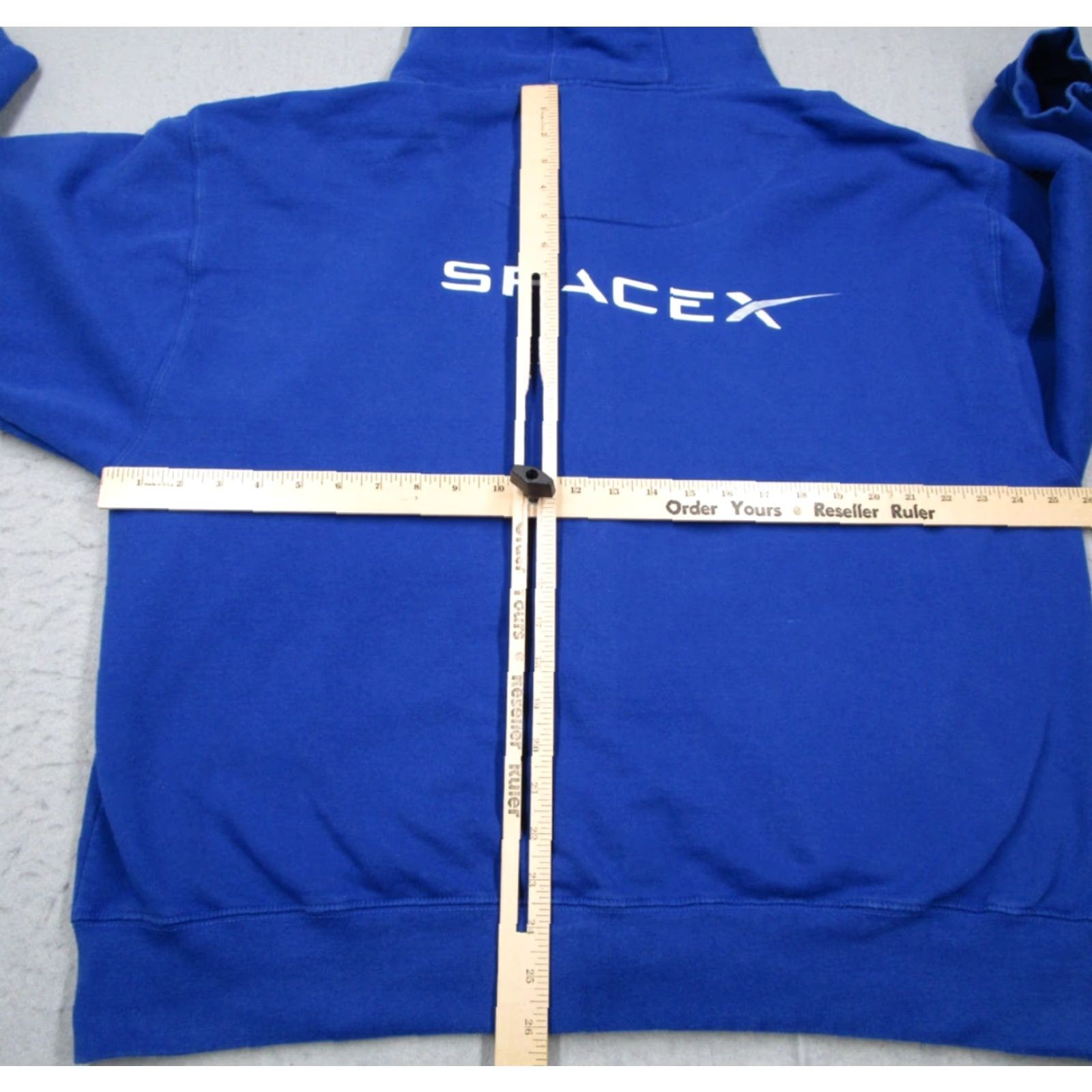Logo 7 VINTAGE SpaceX Hoodie Mens 2XL Long Sleeve Blue Full Zip Sweatshirt Space Logo Adults Size US XXL / EU 58 / 5 - 5 Thumbnail