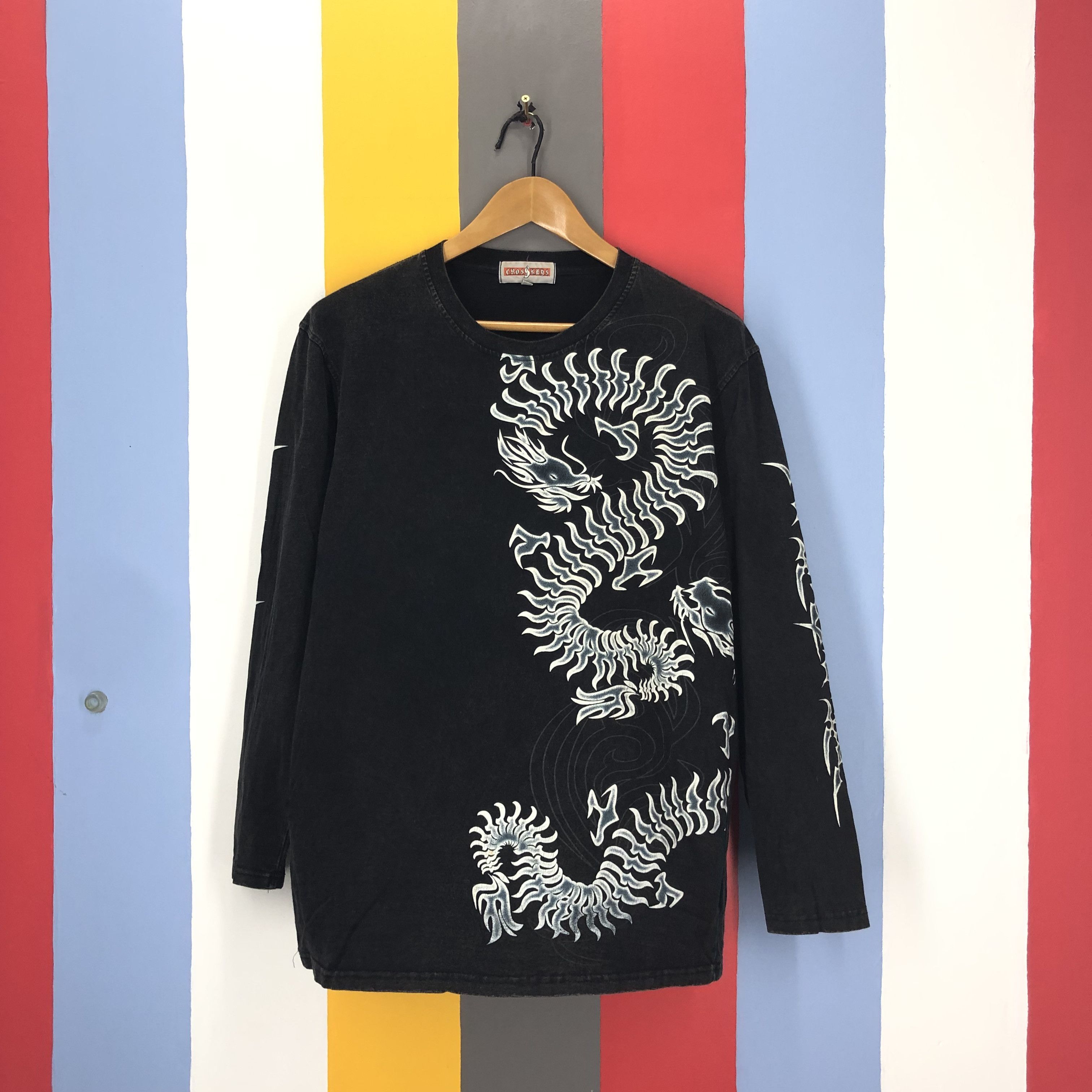 Japanese Brand CROSS KEDS Rare Design Dragon Born Sweatshirt #1662/04 Size US M / EU 48-50 / 2 - 1 Thumbnail