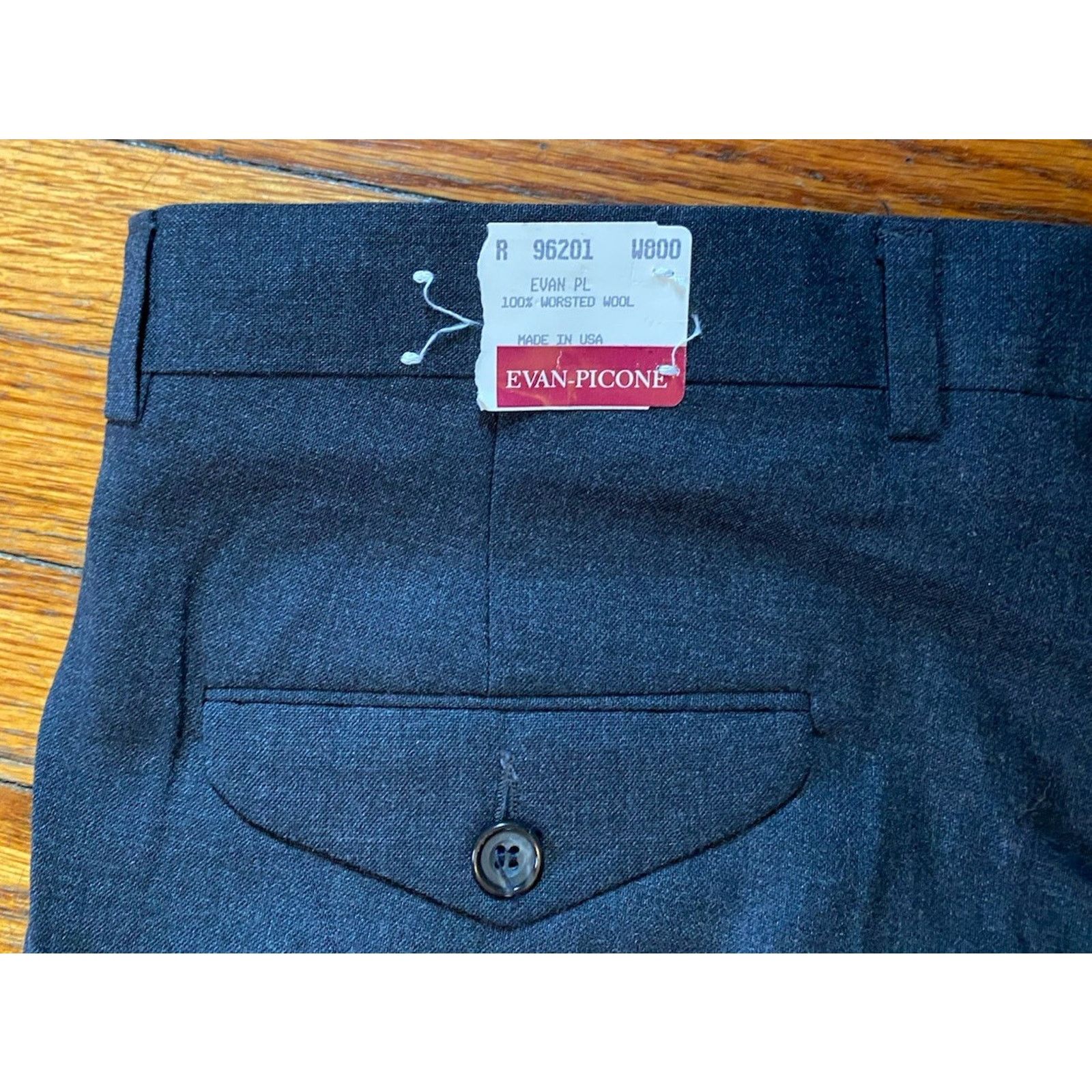 Evan Picone USA Evan Picone Men’s Gray Pants Wool W36 Unfinished Hem NWT Size US 36 / EU 52 - 5 Thumbnail